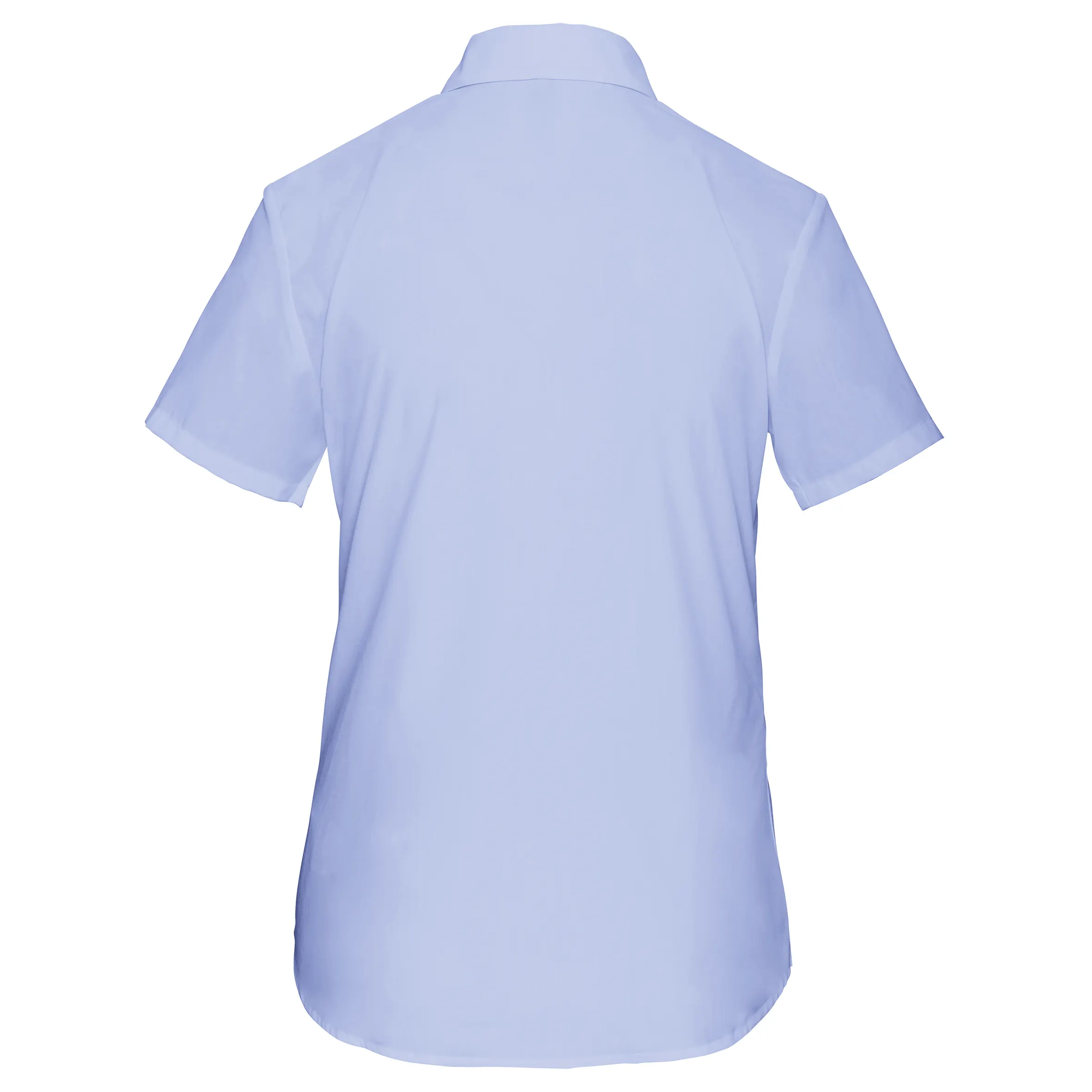 Camisa popelina de polialgodón manga corta de fácil cuidado mujer