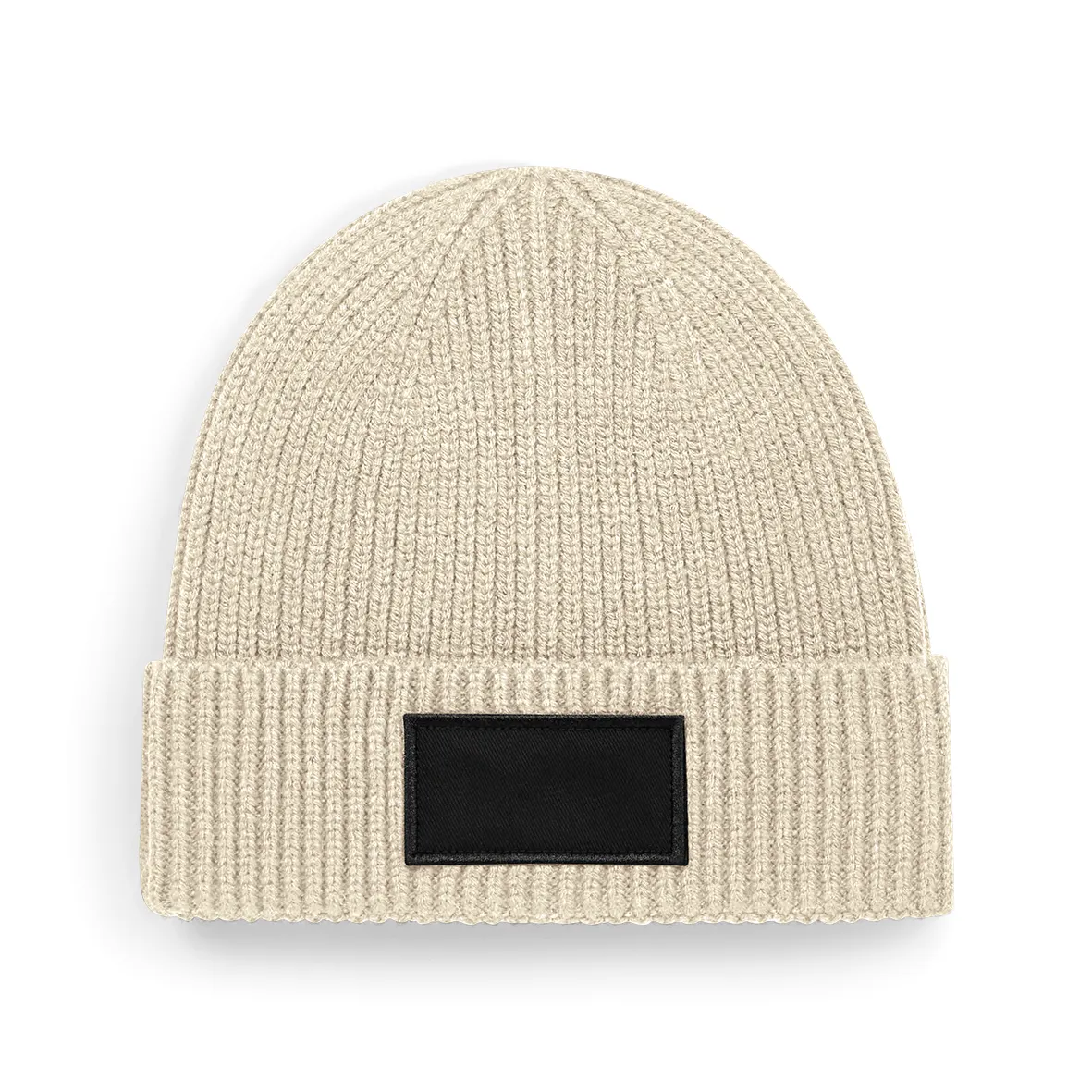 Gorro moderno con parche<br/>