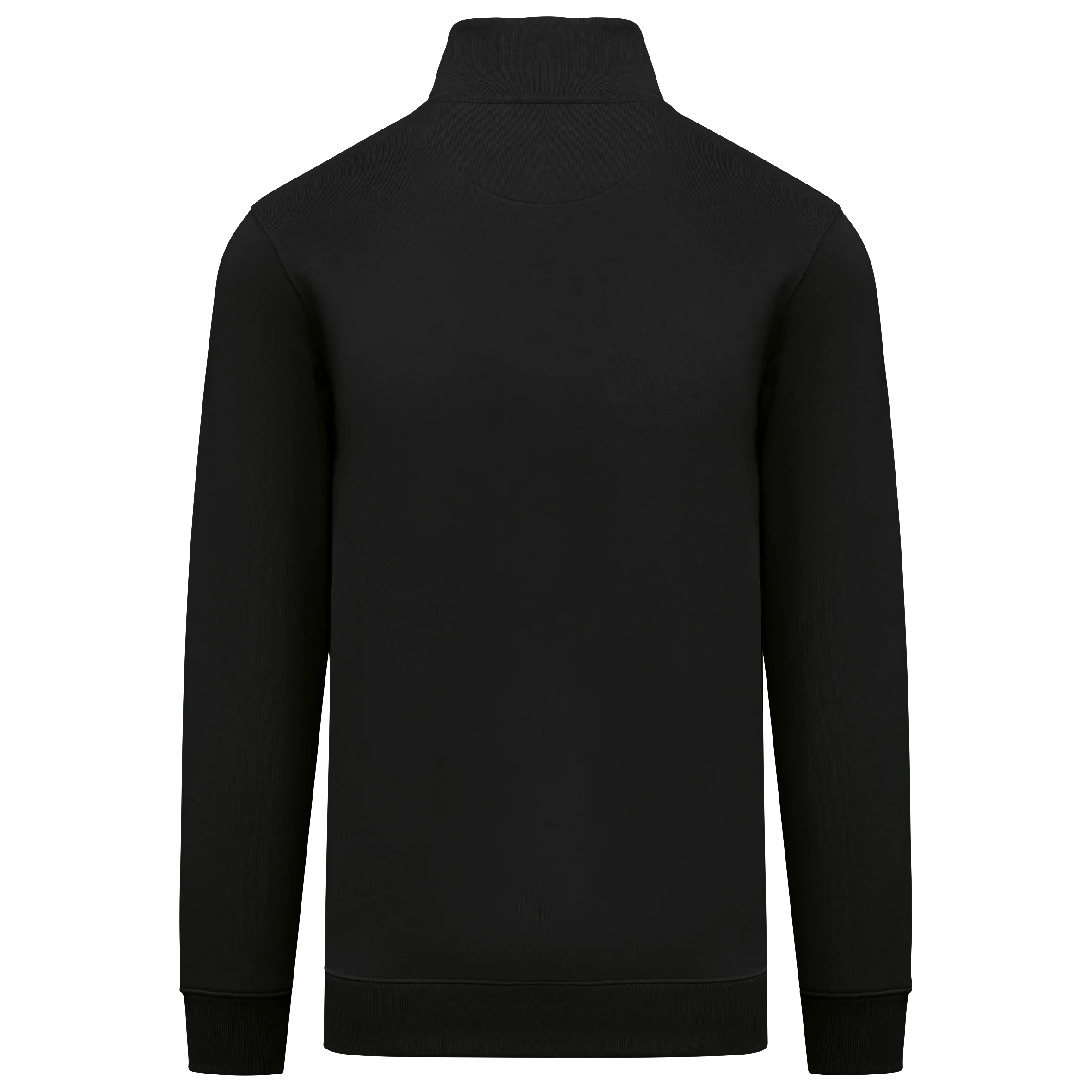 Sudadera ecorresponsable de cuello alto con cremallera hombre