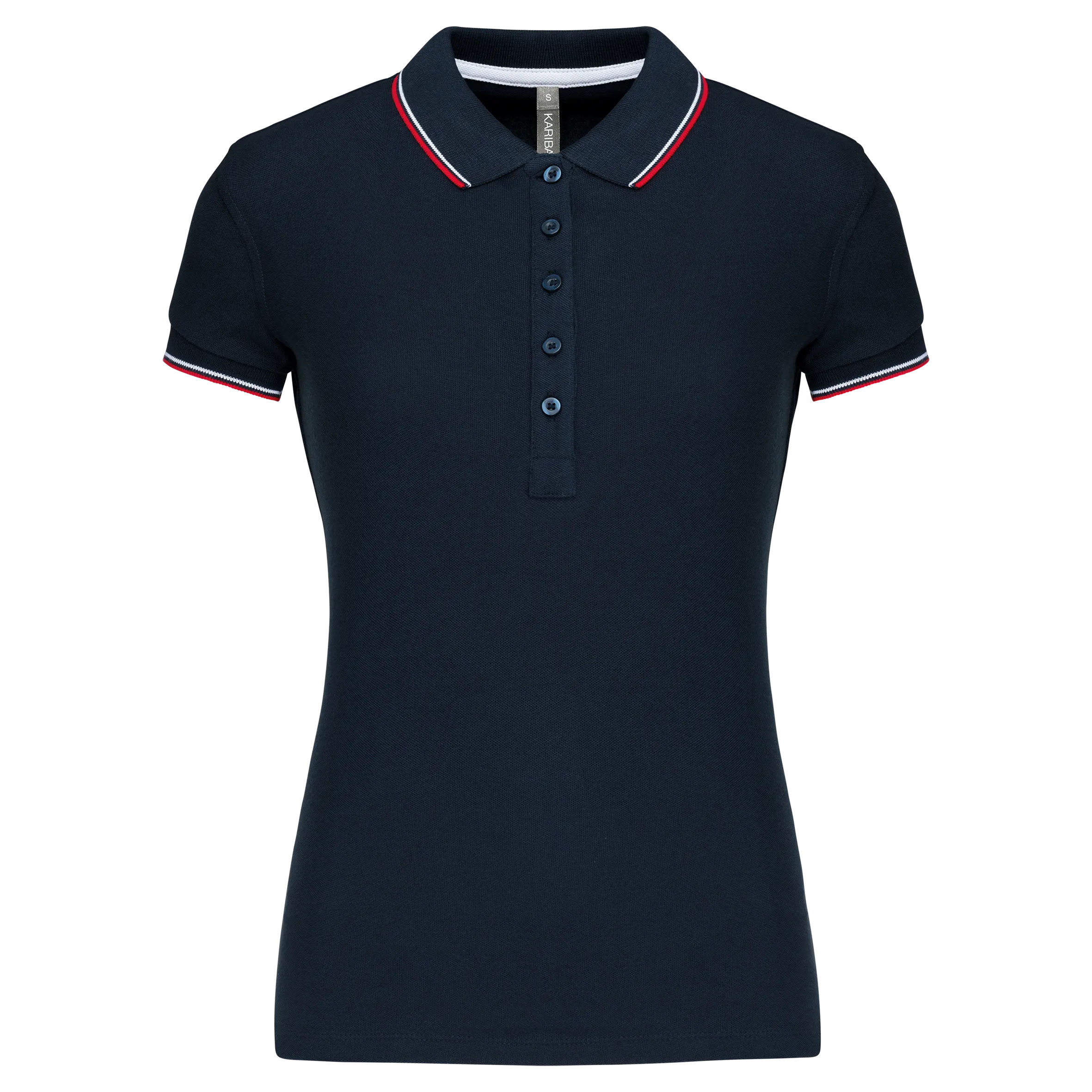 Polo de manga corta mujer