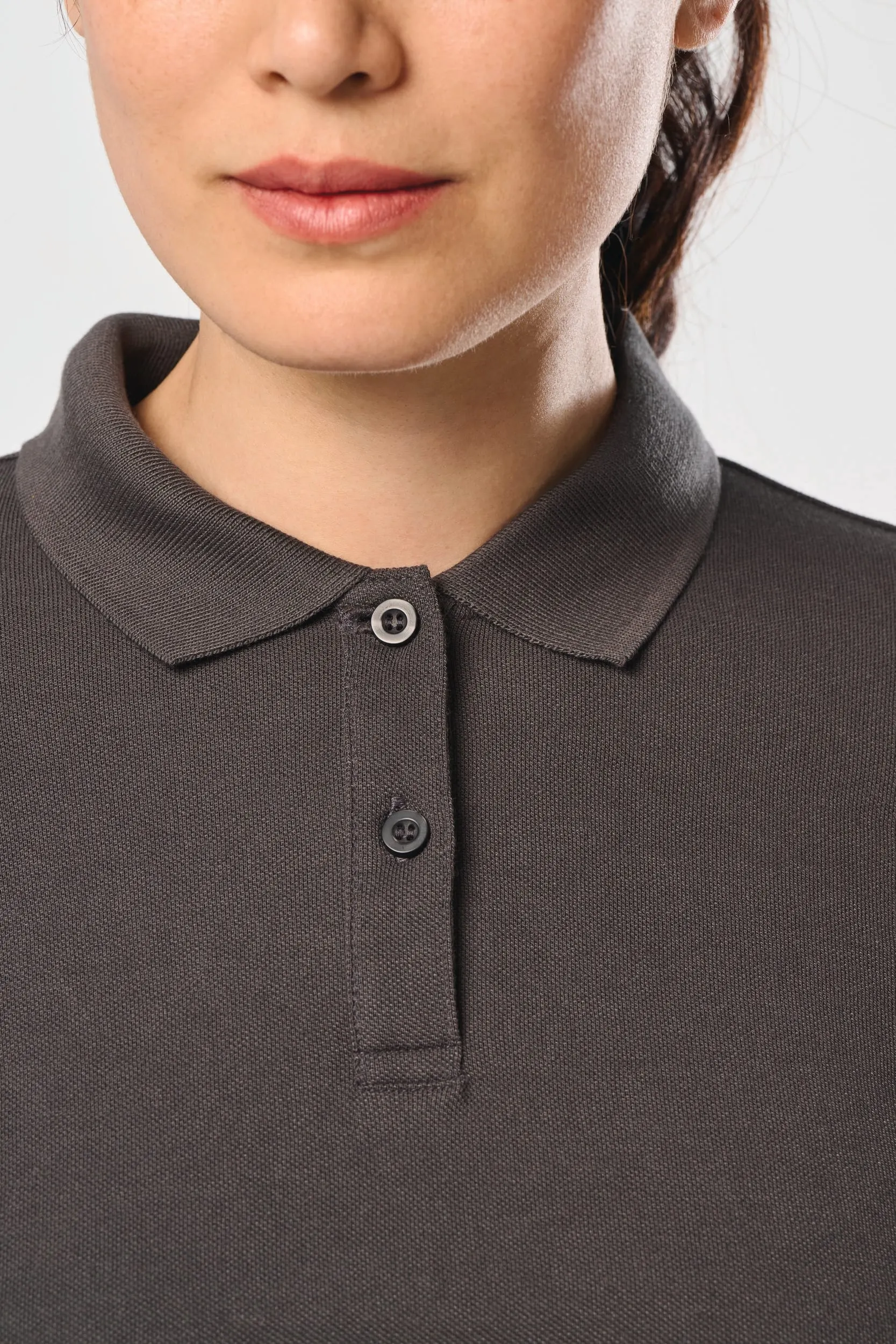 Polo Antibacteriano manga larga mujer