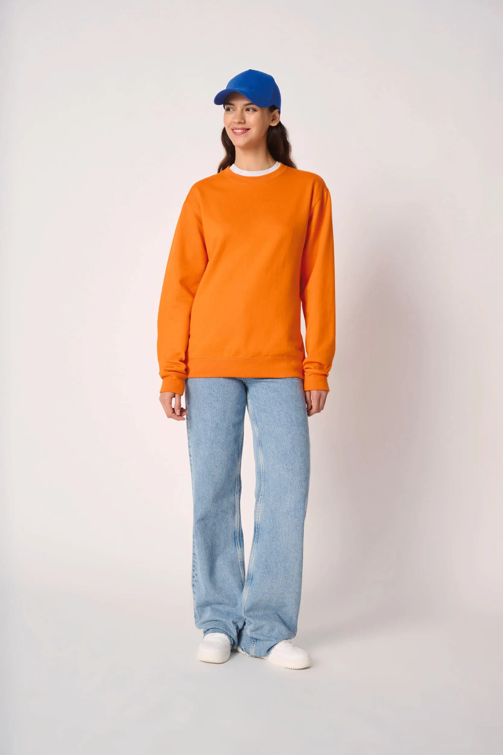 Sudadera cuello redondo unisex