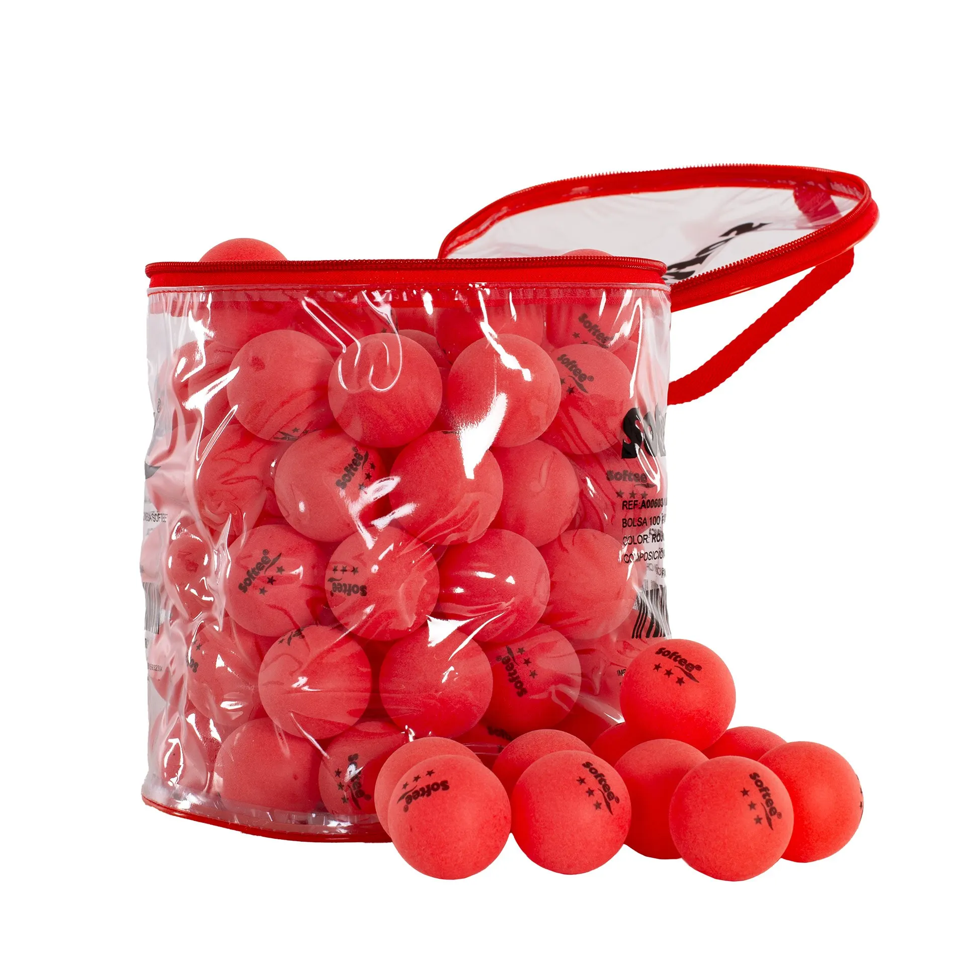BOLSA 100 PELOTAS PP TENIS DE MESA SOFTEE