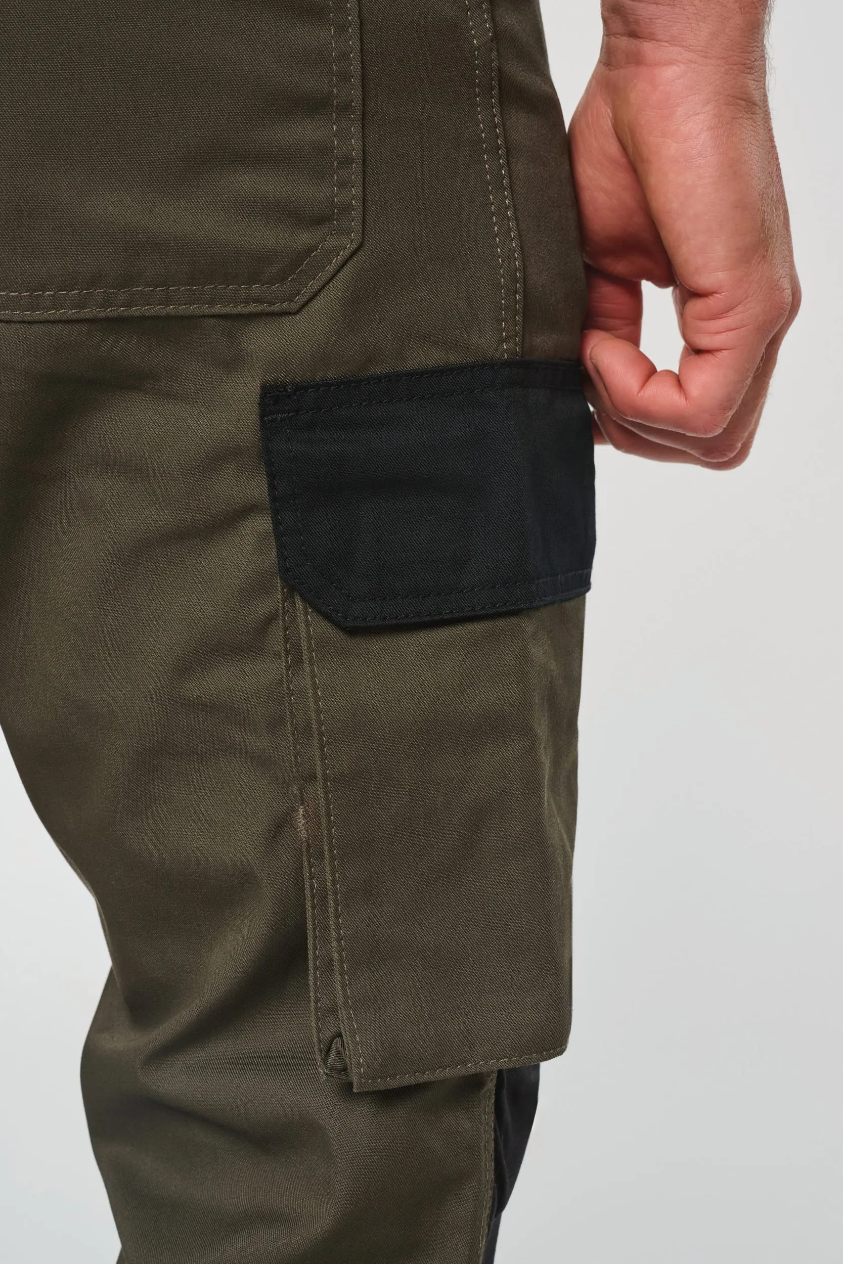 Pantalón de trabajo bicolor hombre