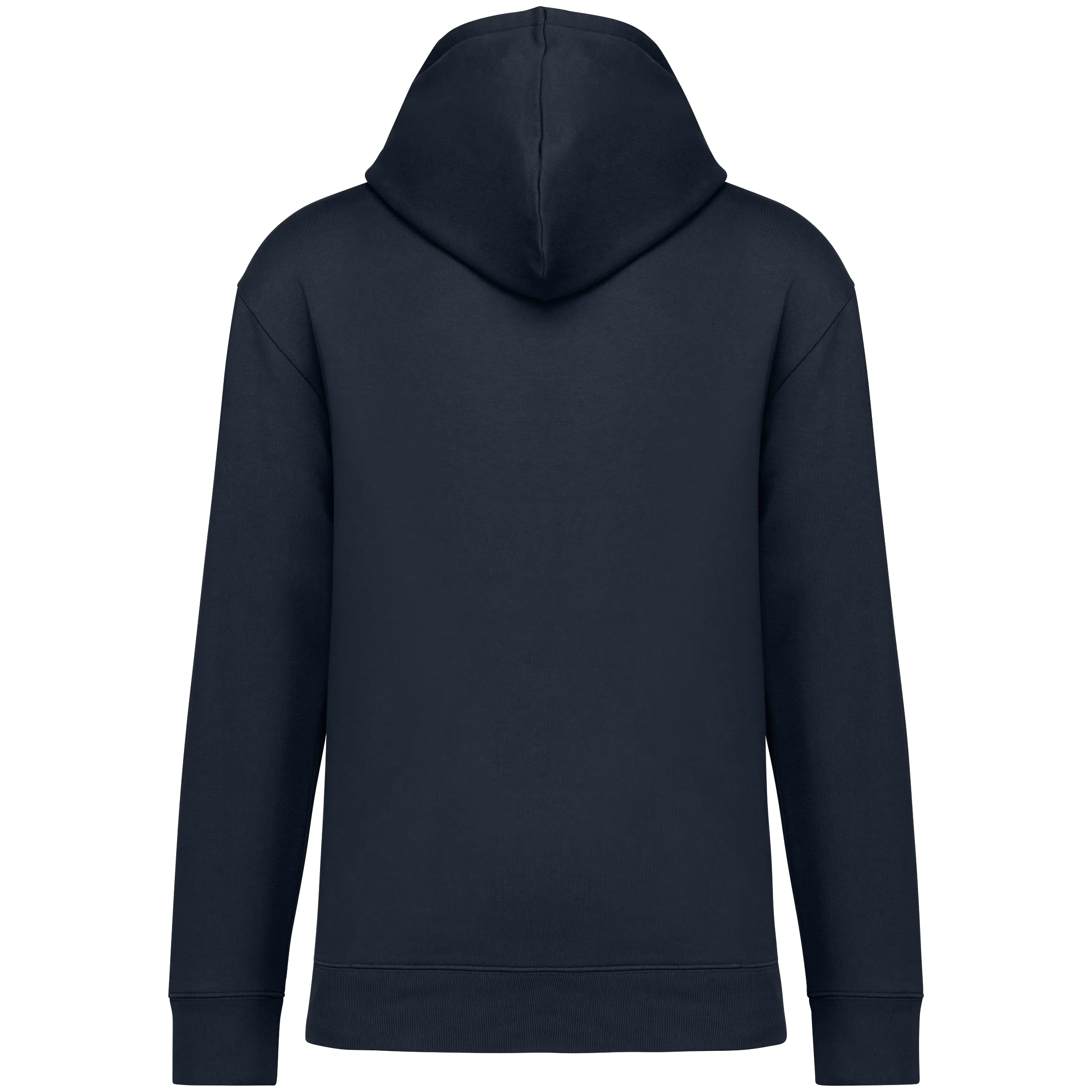 Sudadera ecorresponsable con capucha y hombros caídos felpa perchada unisex