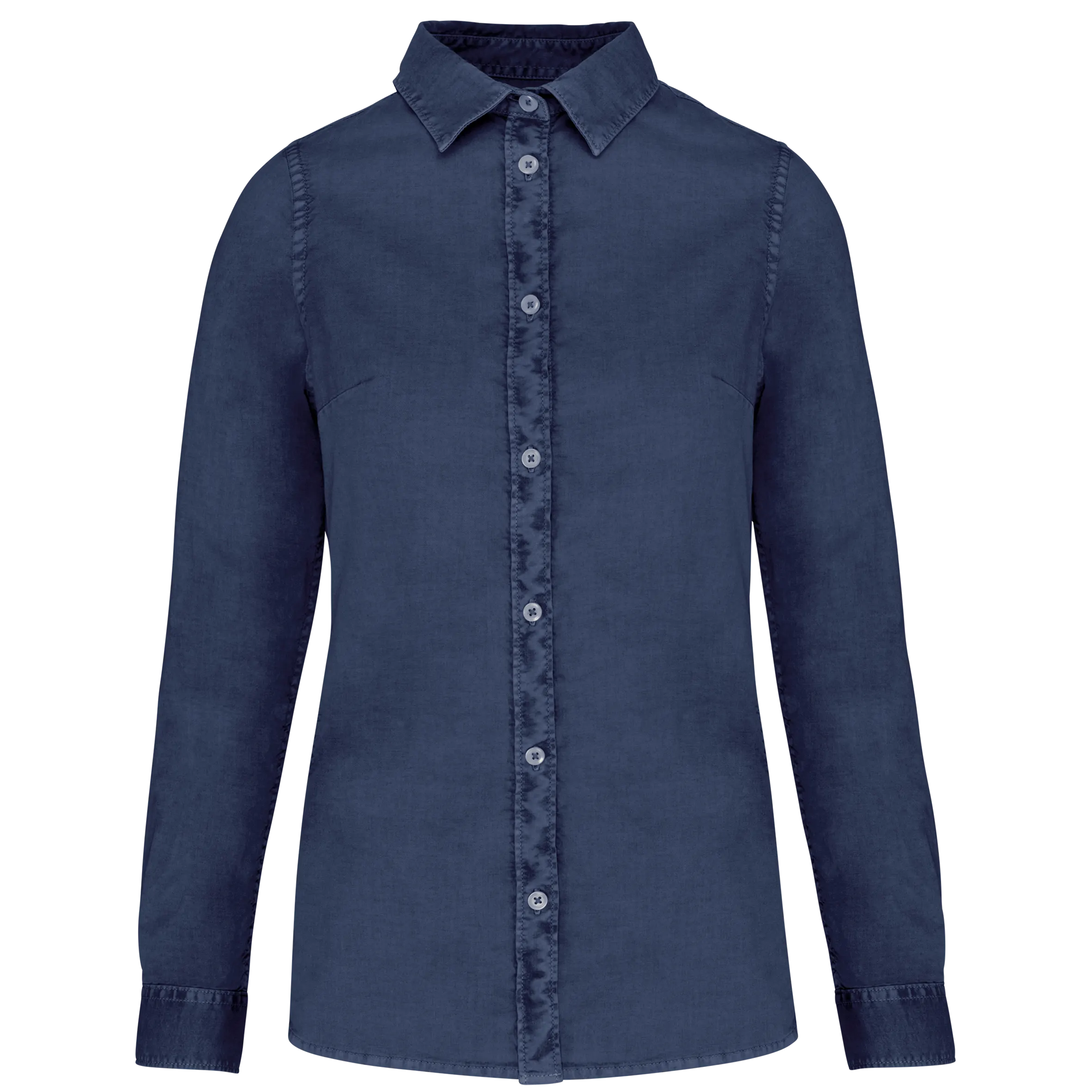 Camisa ecorresponsable efecto lavado mujer
