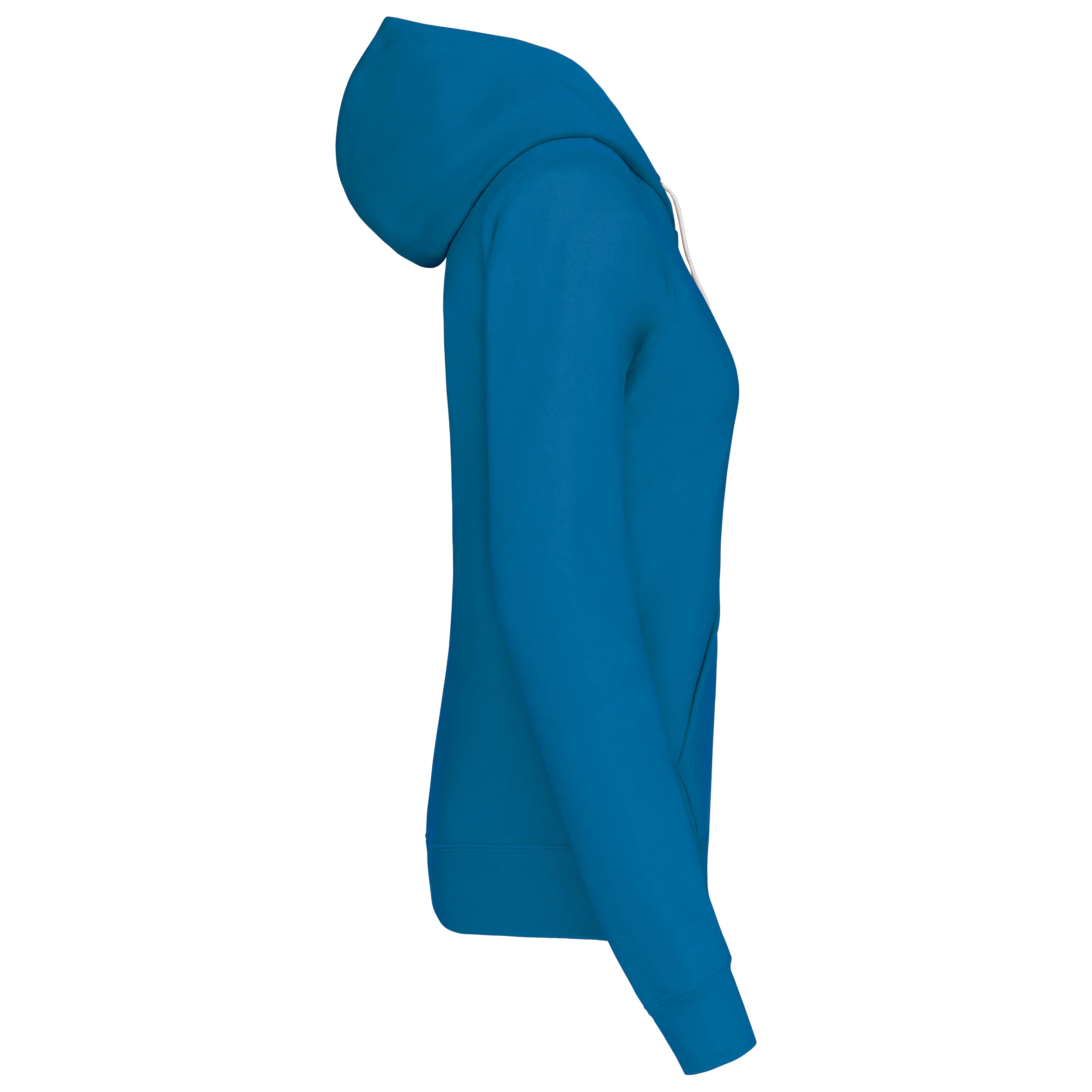 Sudadera capucha contrastada mujer