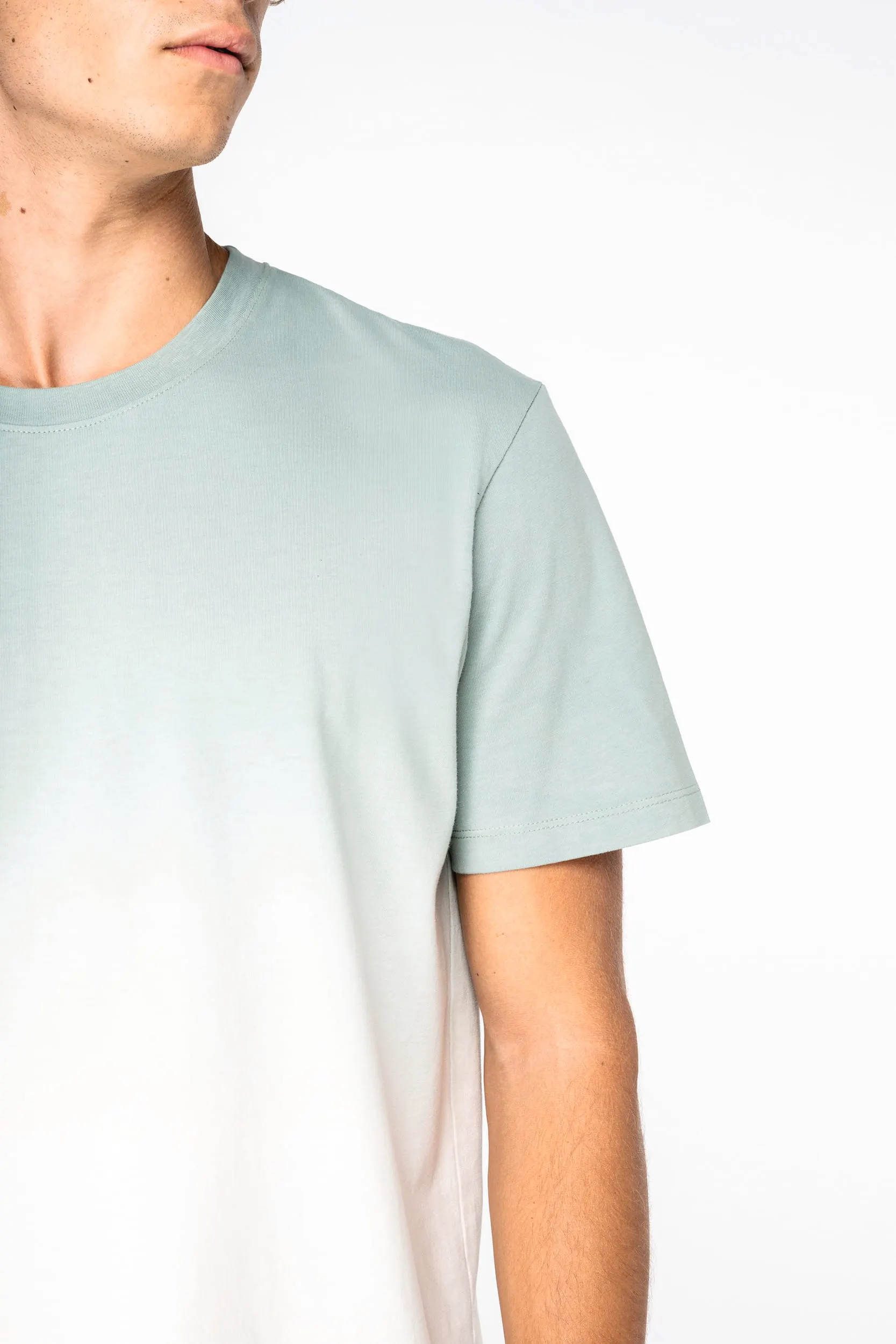 Camiseta ecorresposable Dip Dye unisex