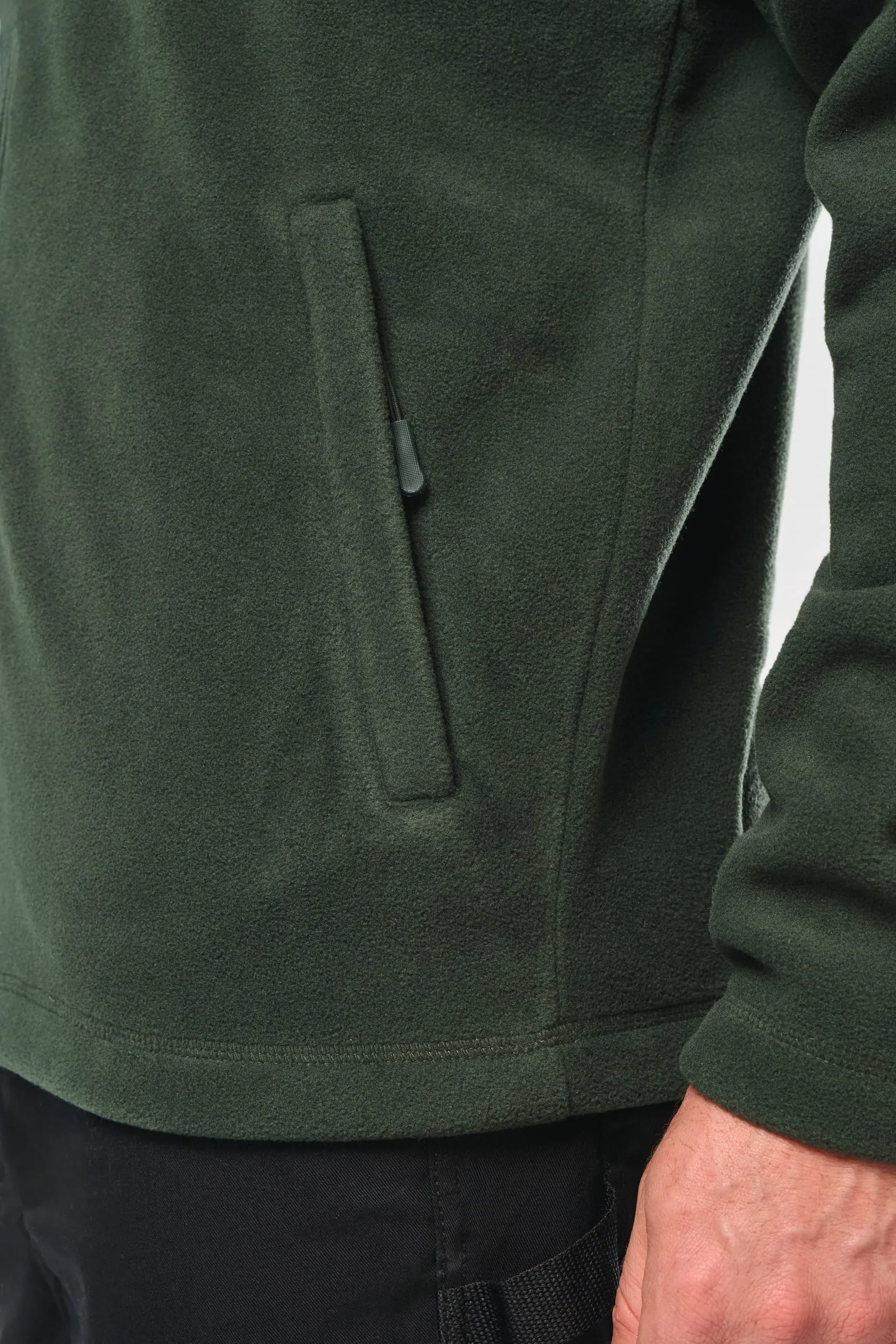 Chaqueta micropolar con cremallera hombre