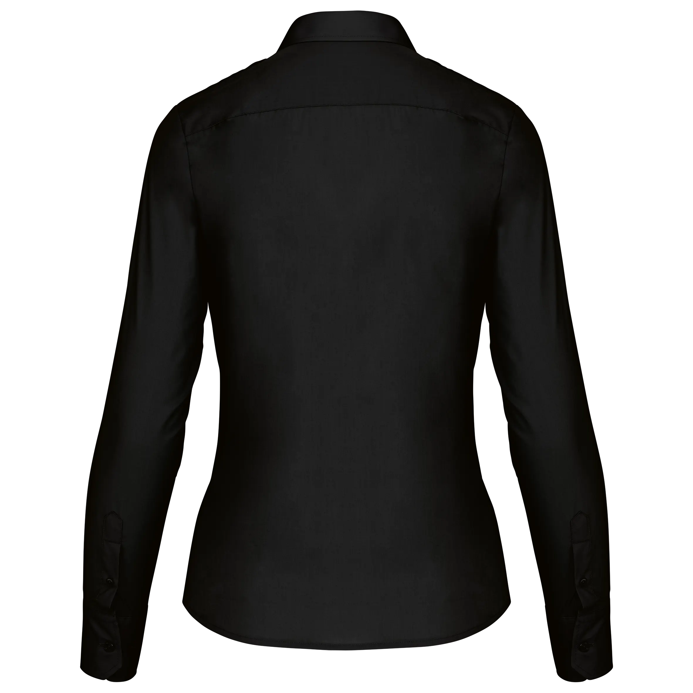 Camisa piloto manga larga mujer