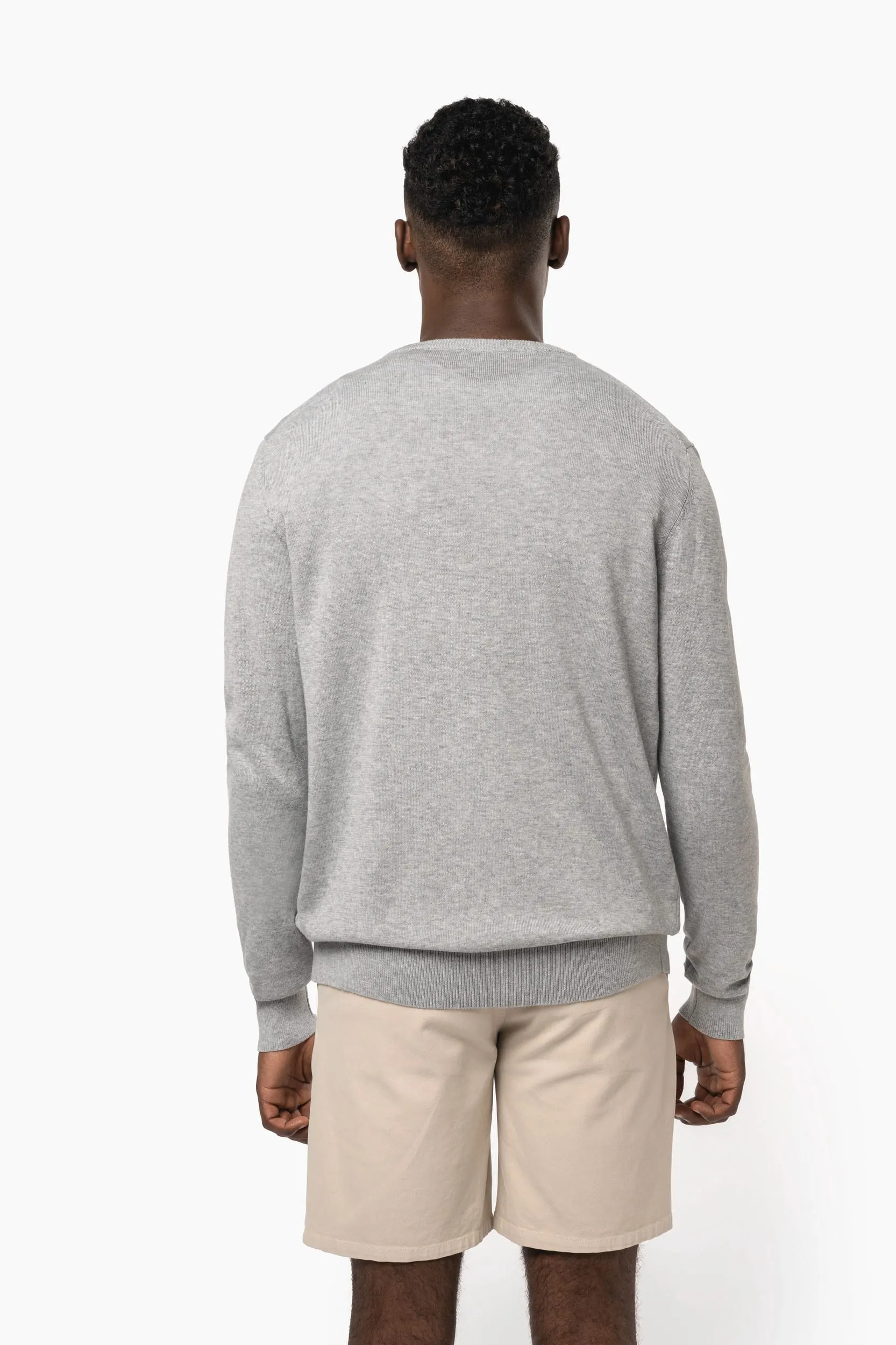 Jersey cuello de pico ecorresponsable hombre