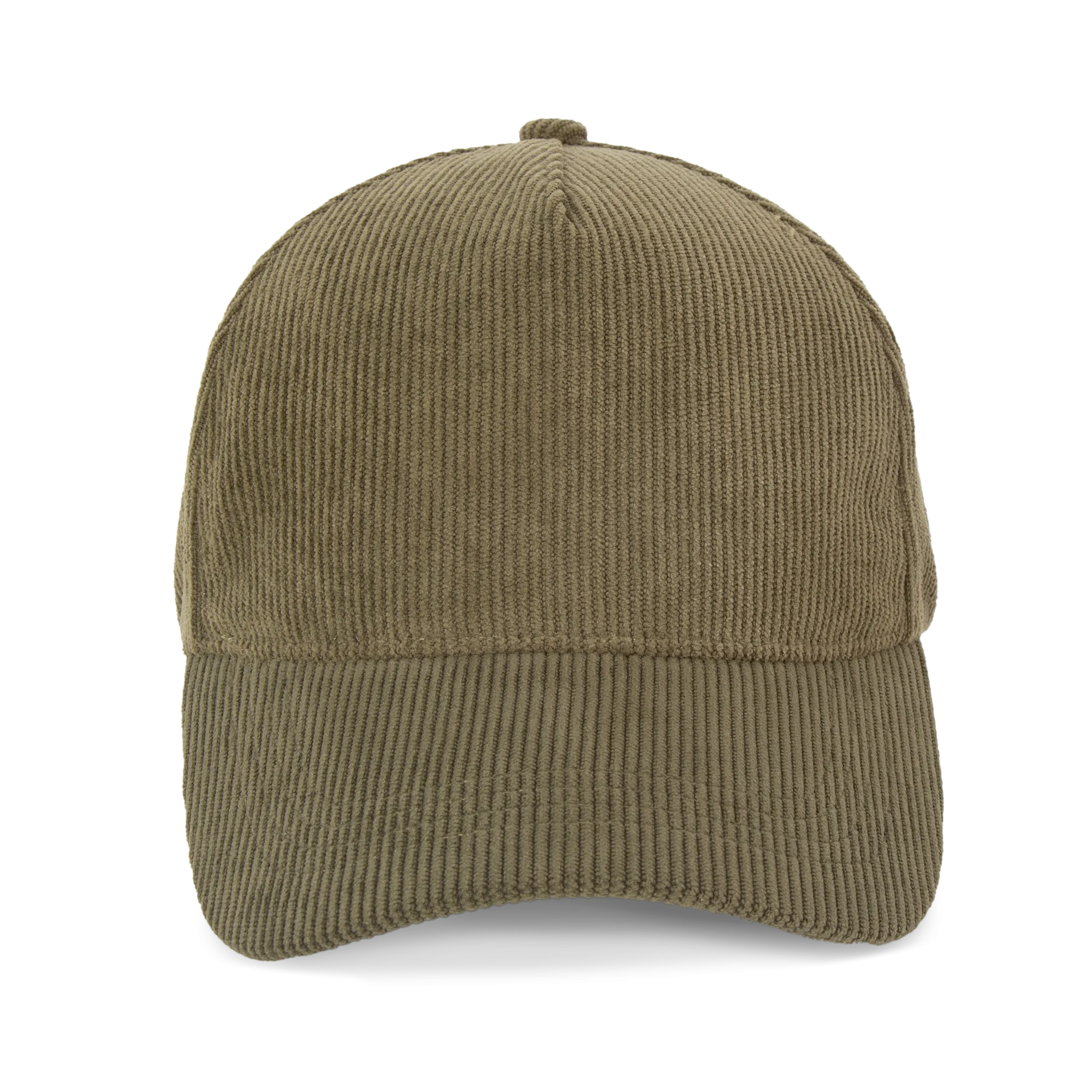 Gorra de pana de 5 paneles