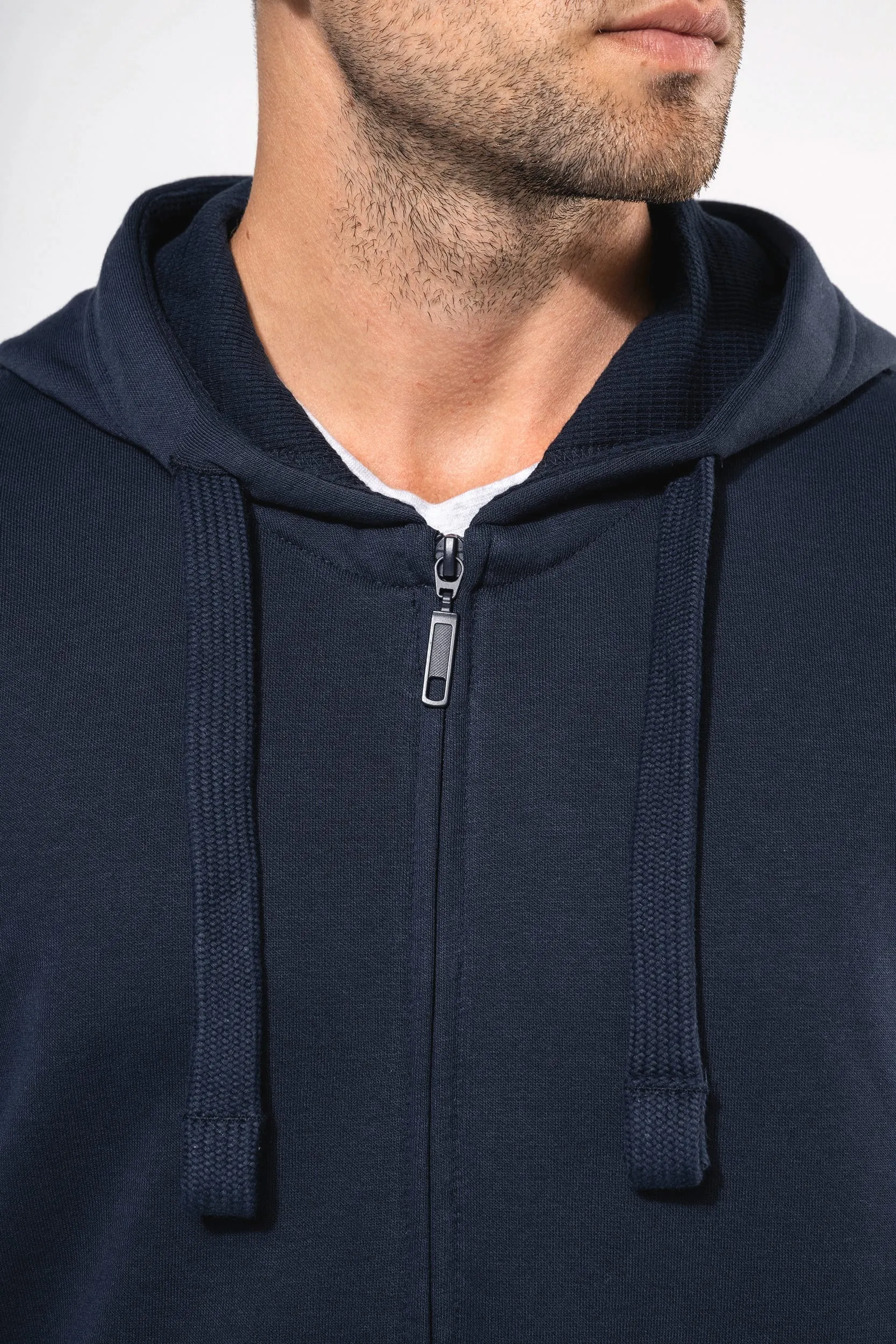 Sudadera con capucha y cremallera