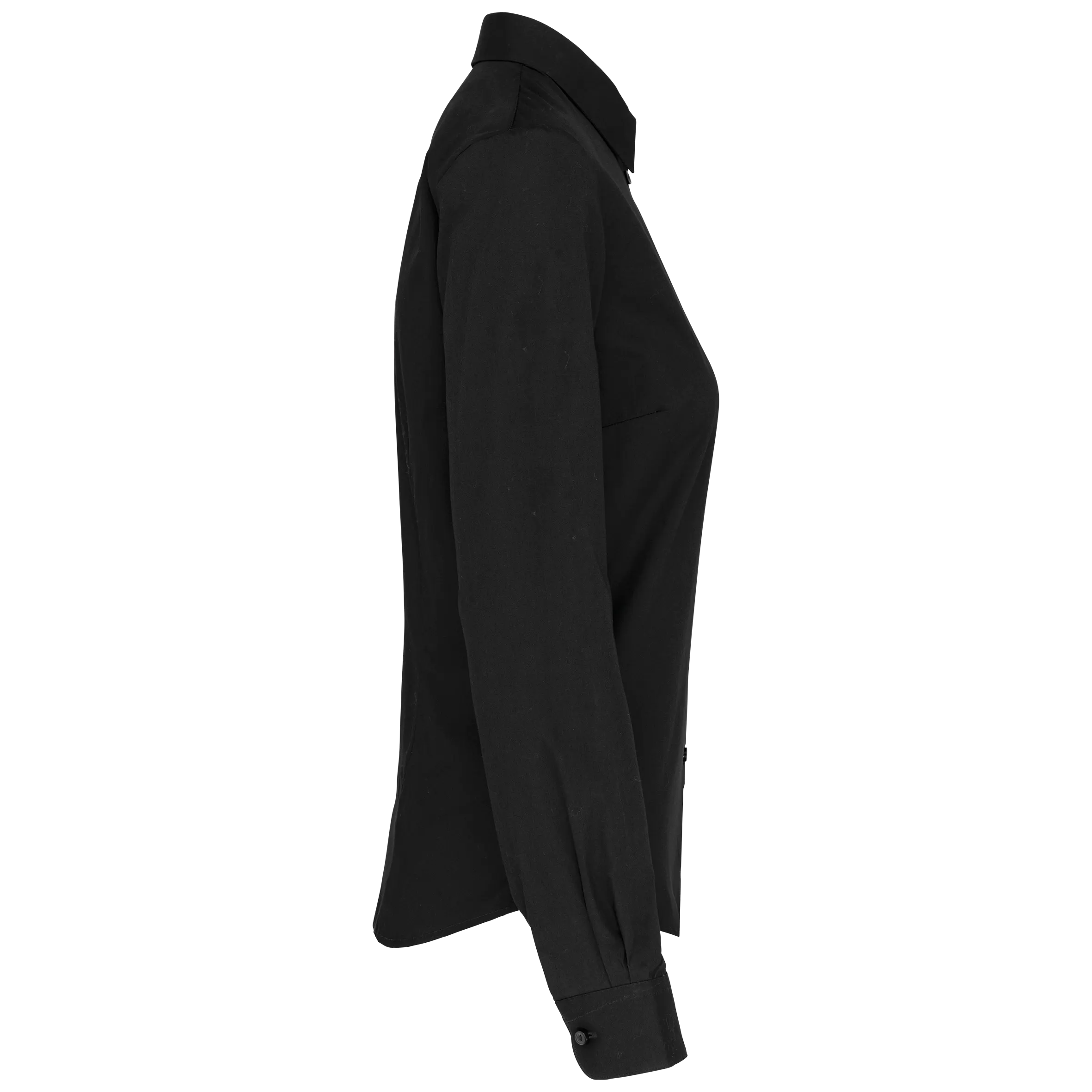 Camisa popelina manga larga mujer