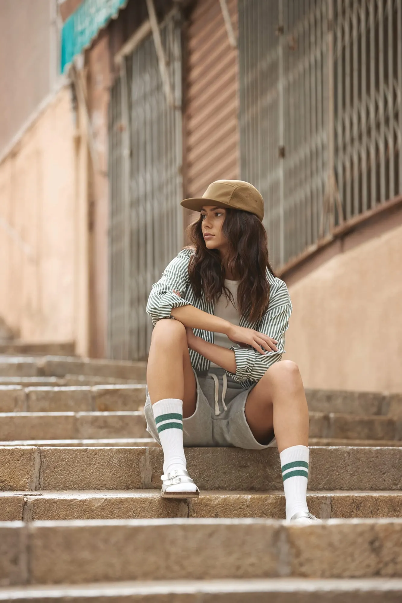 Gorra para exteriores de polar reciclado<br/>