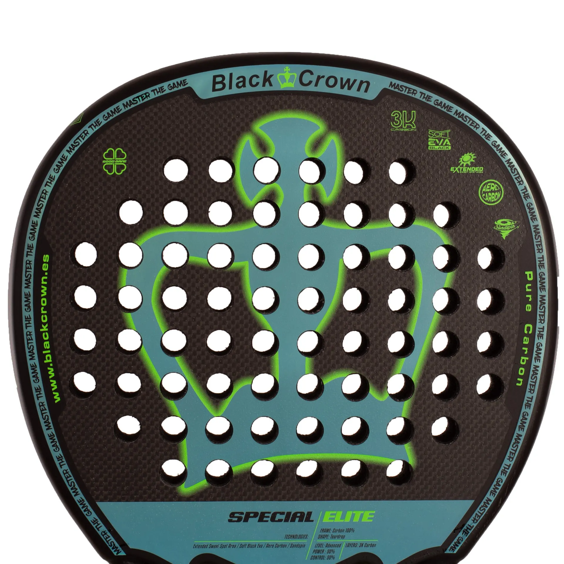 PALA DE PÁDEL BLACK CROWN SPECIAL ELITE