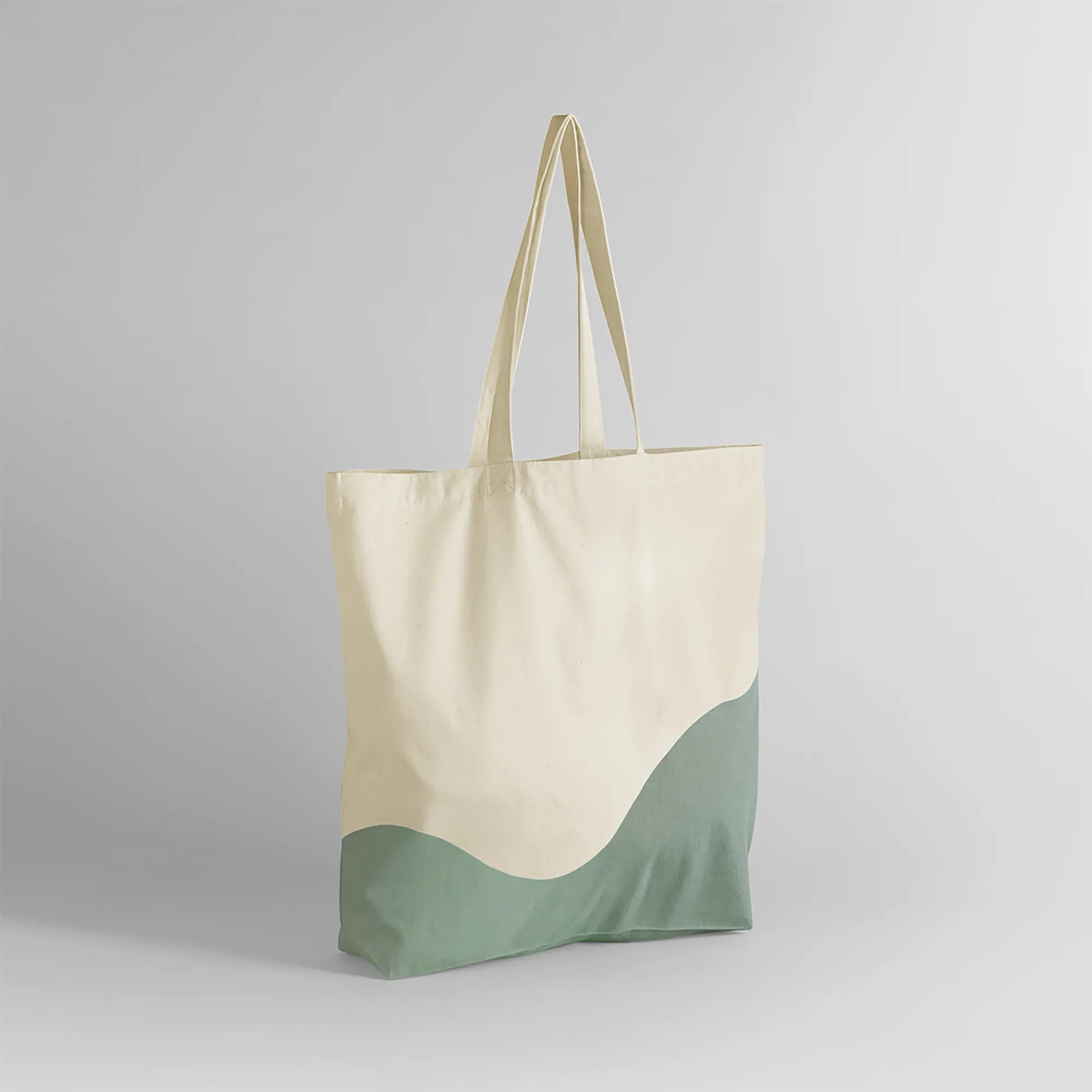 Bolsa multiusos orgánica con estampado de espirales