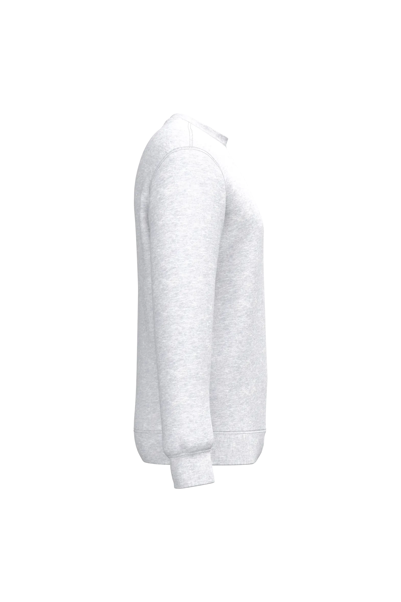 Sudadera cuello redondo reciclada unisex