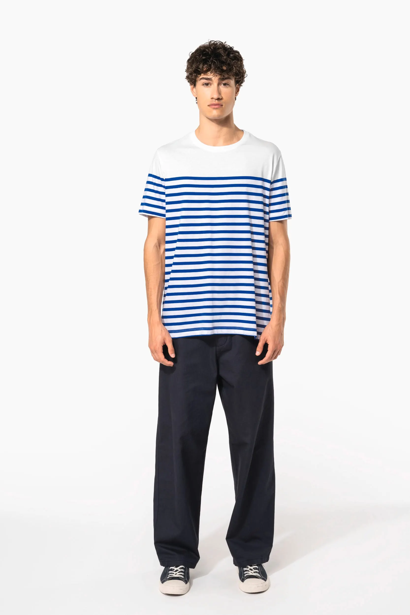 Camiseta marinera algodón orgánico hombre