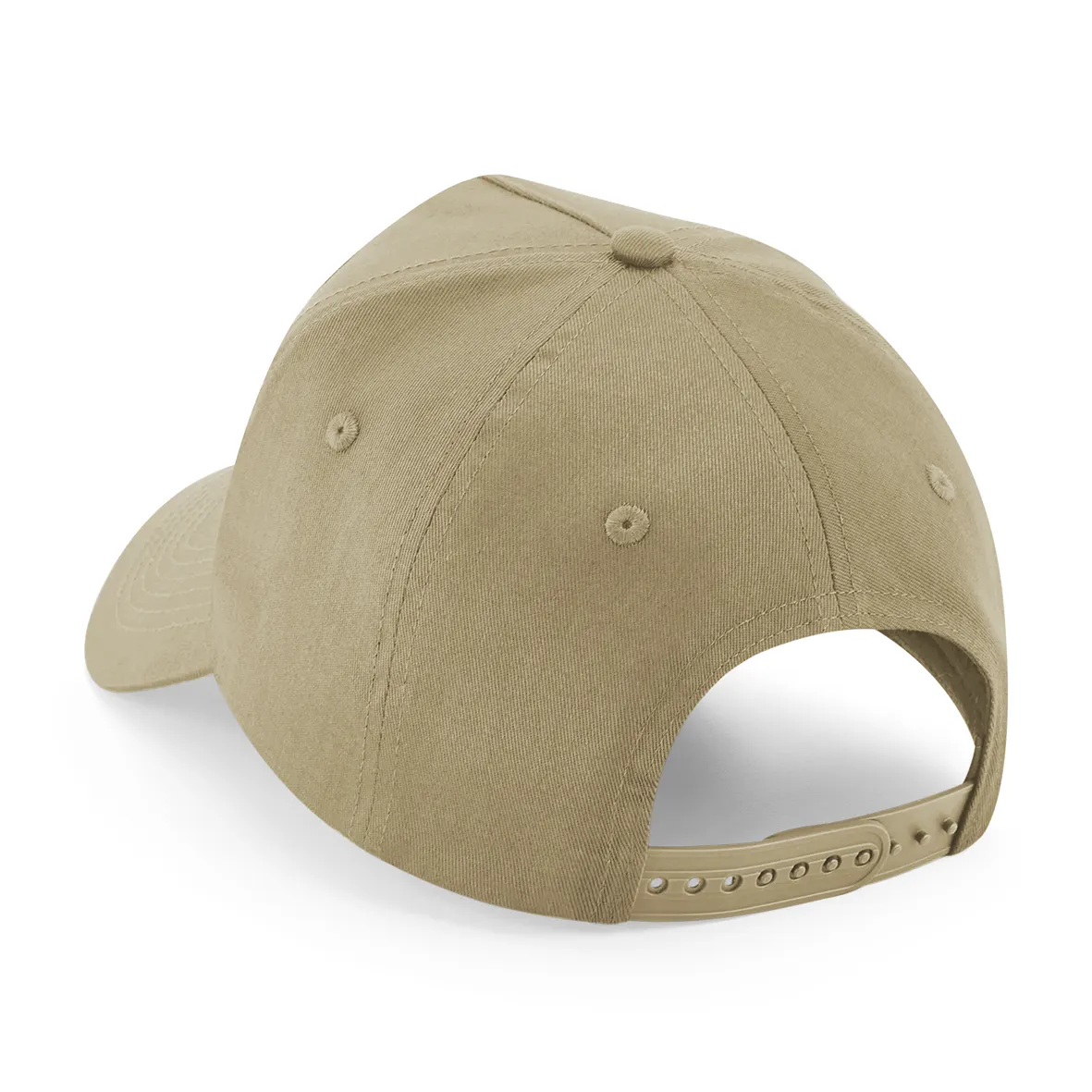 Gorra de 5 paneles con parche extraíble