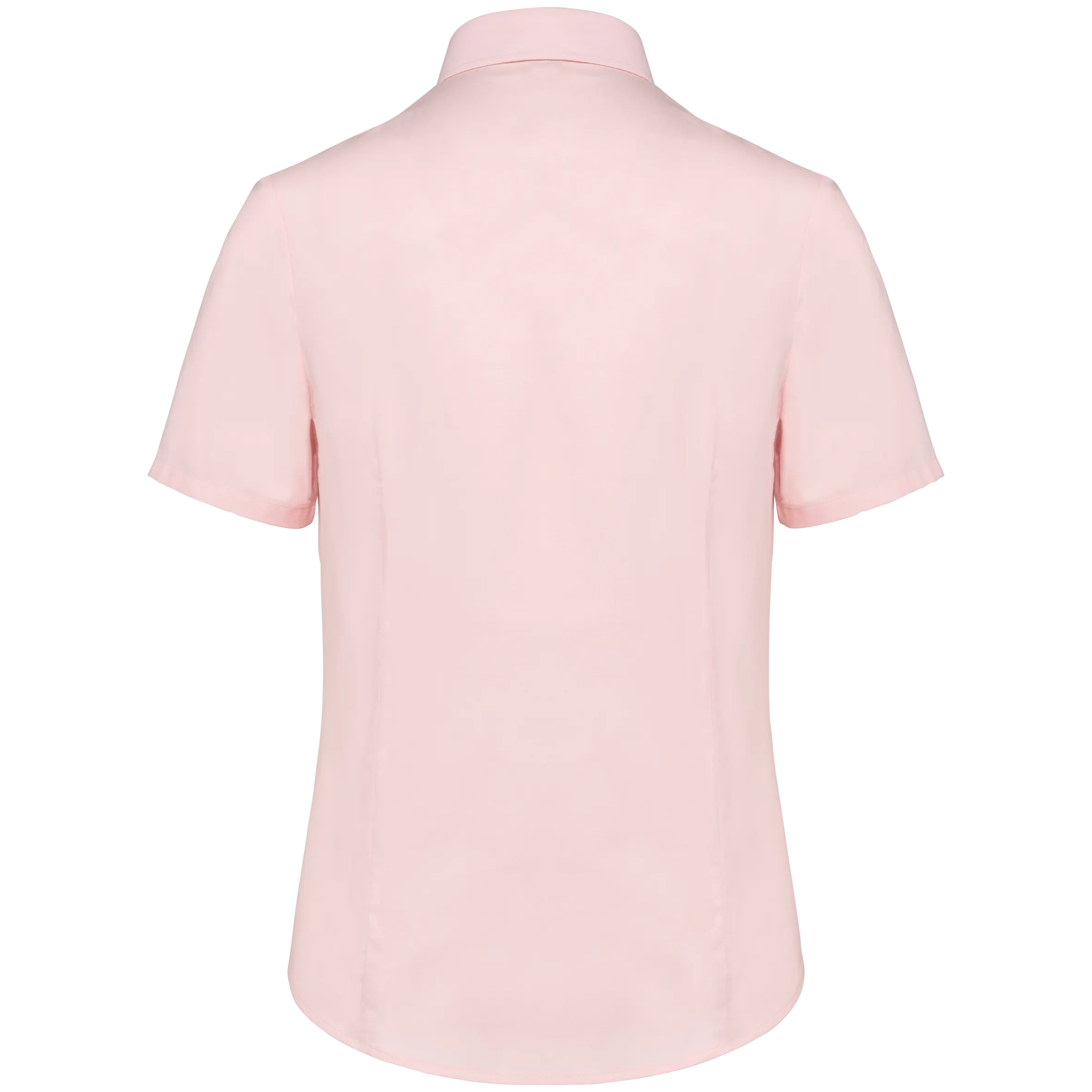 Camisa oxford manga corta mujer