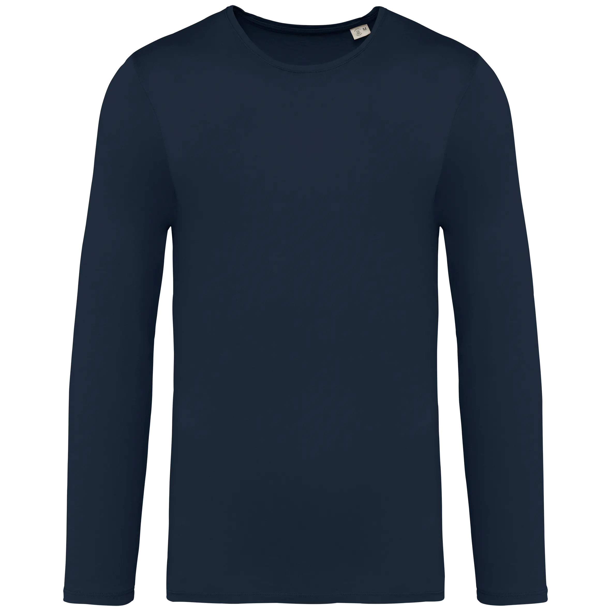 Camiseta ecorresponsable efecto lavado de manga larga unisex