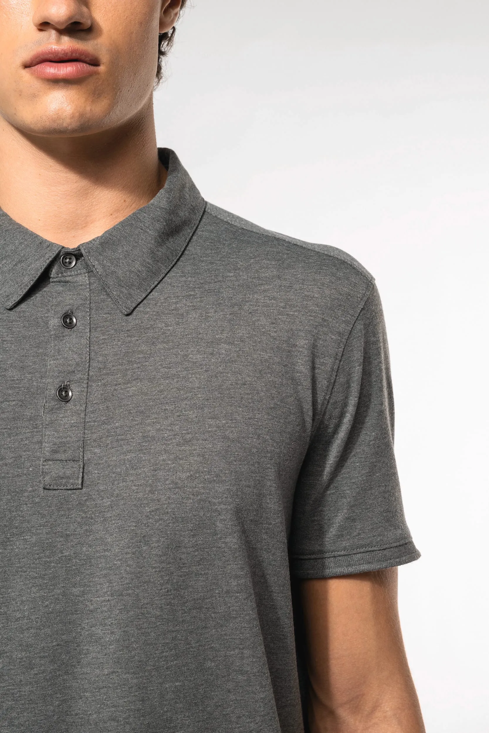 Polo jersey manga corta hombre