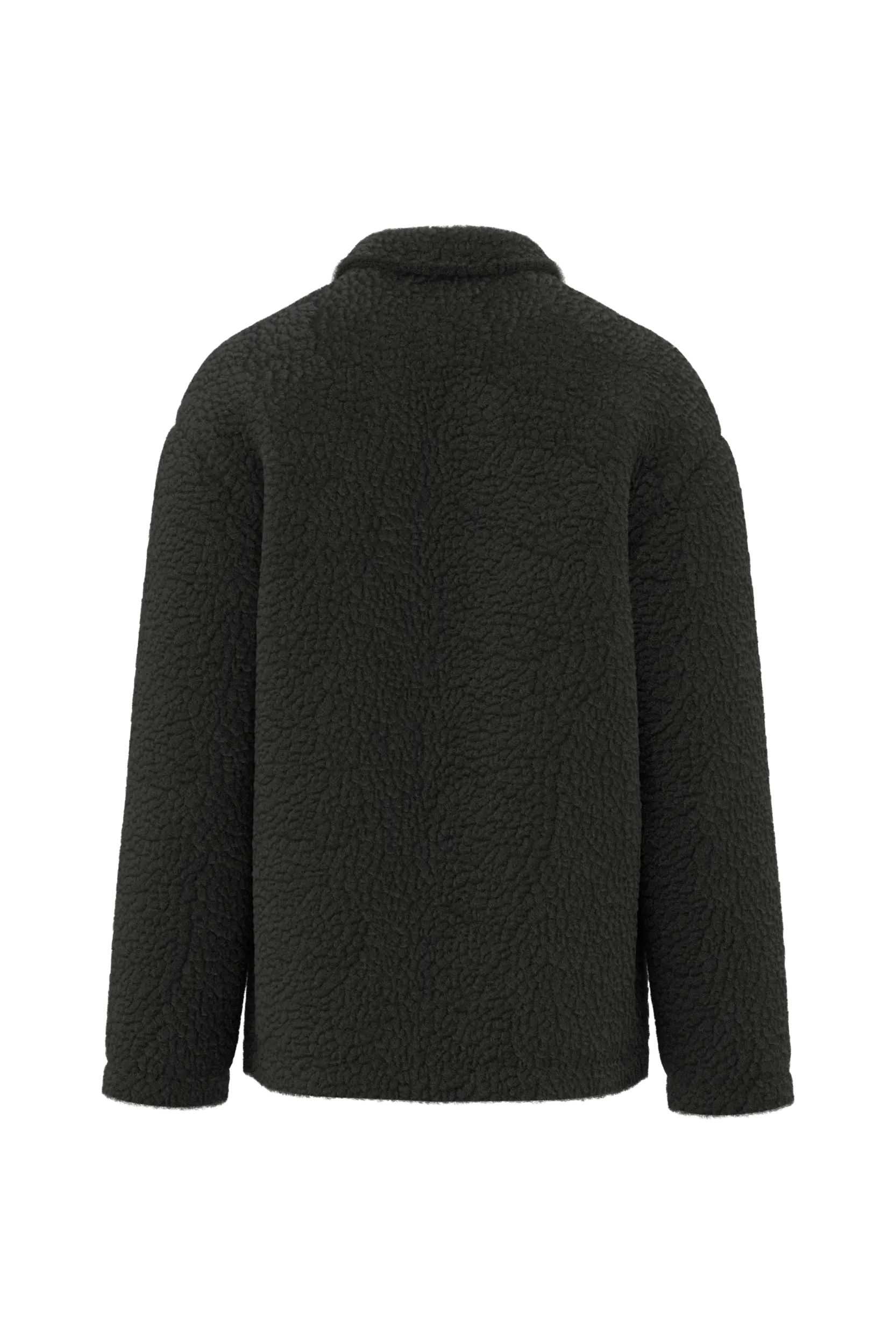 Sobrecamisa de sherpa con hombros caídos unisex