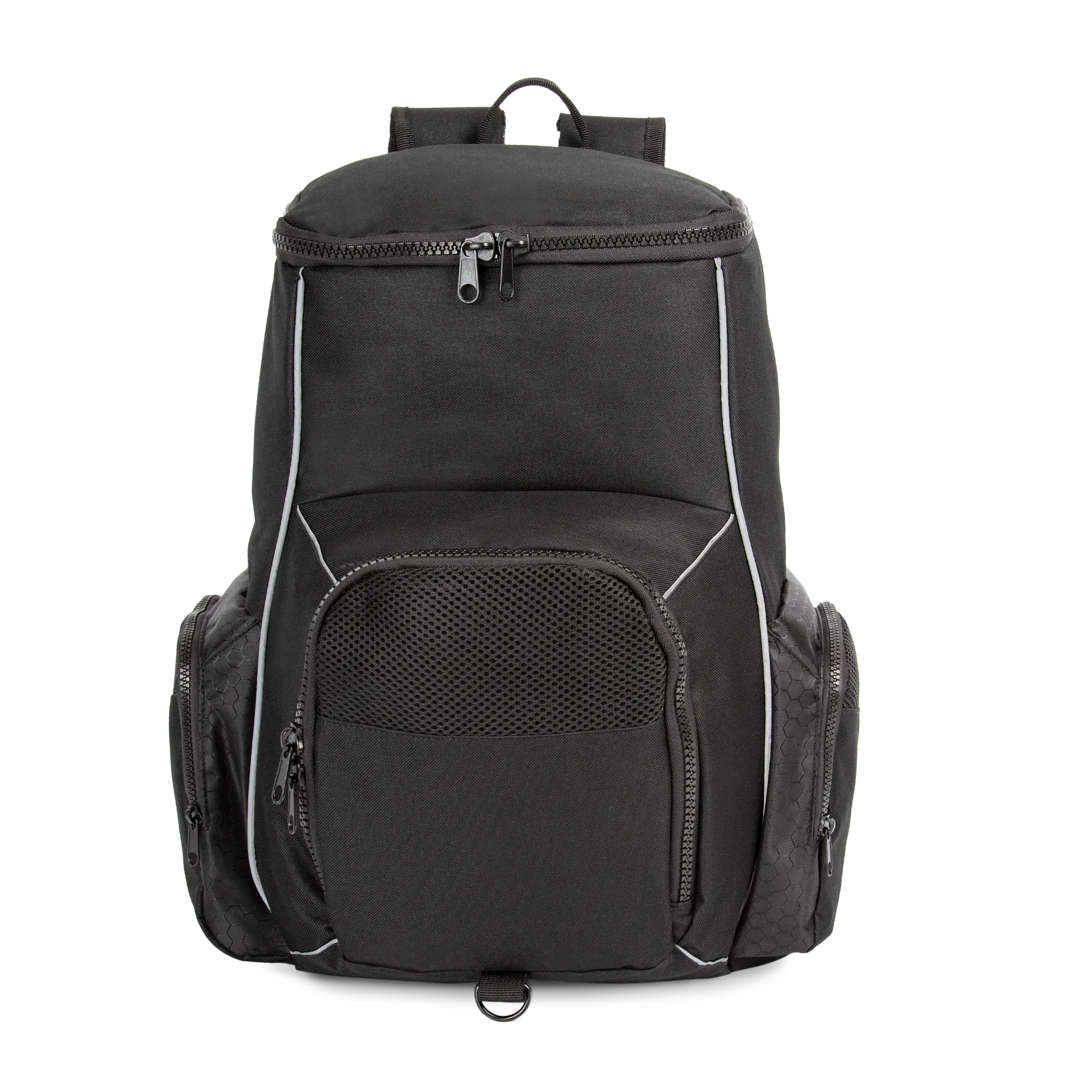 Mochila de deporte con portaobjetos confeccionada en material reciclado