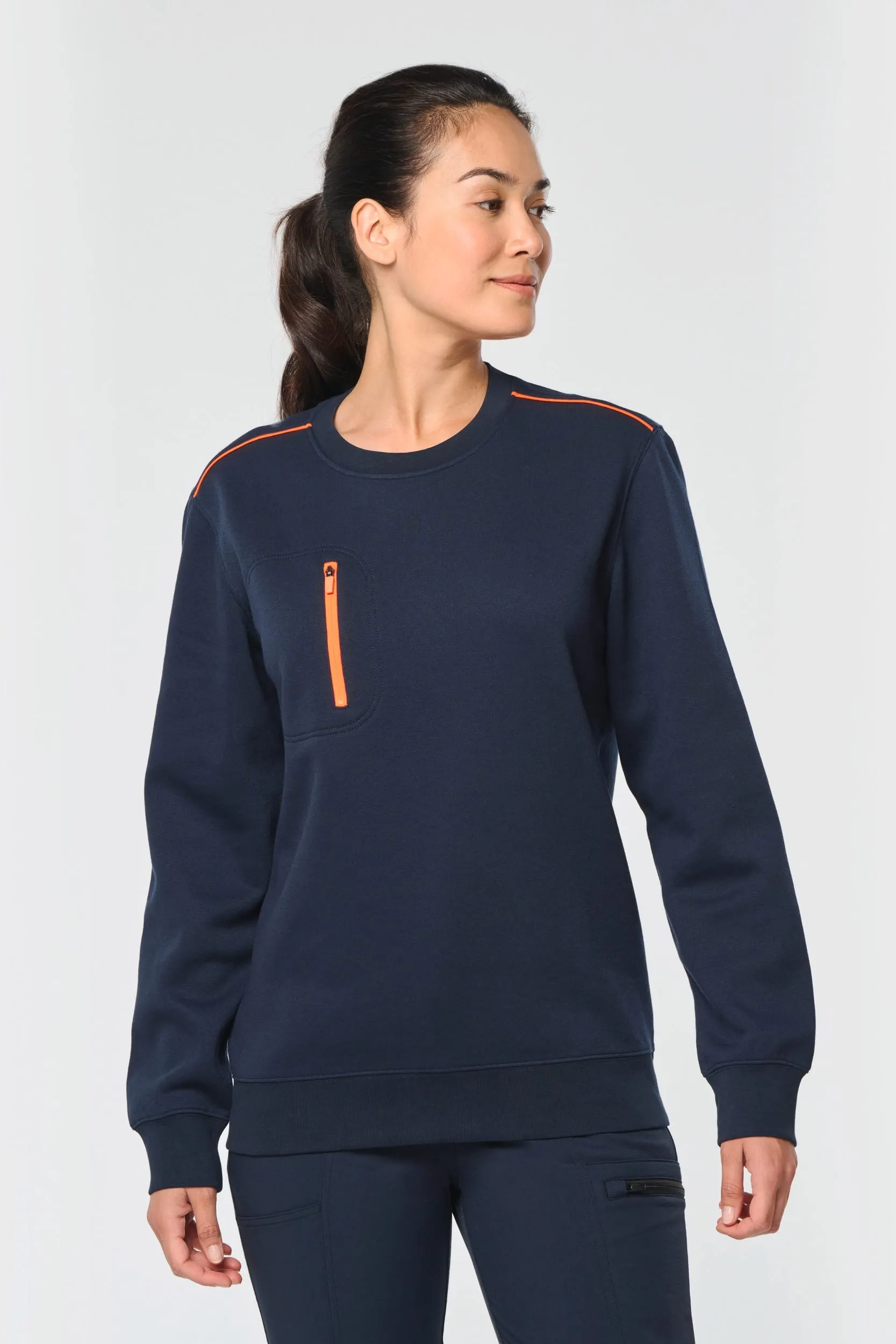 Sudadera Day To Day con bolsillo de cremallera contrastada