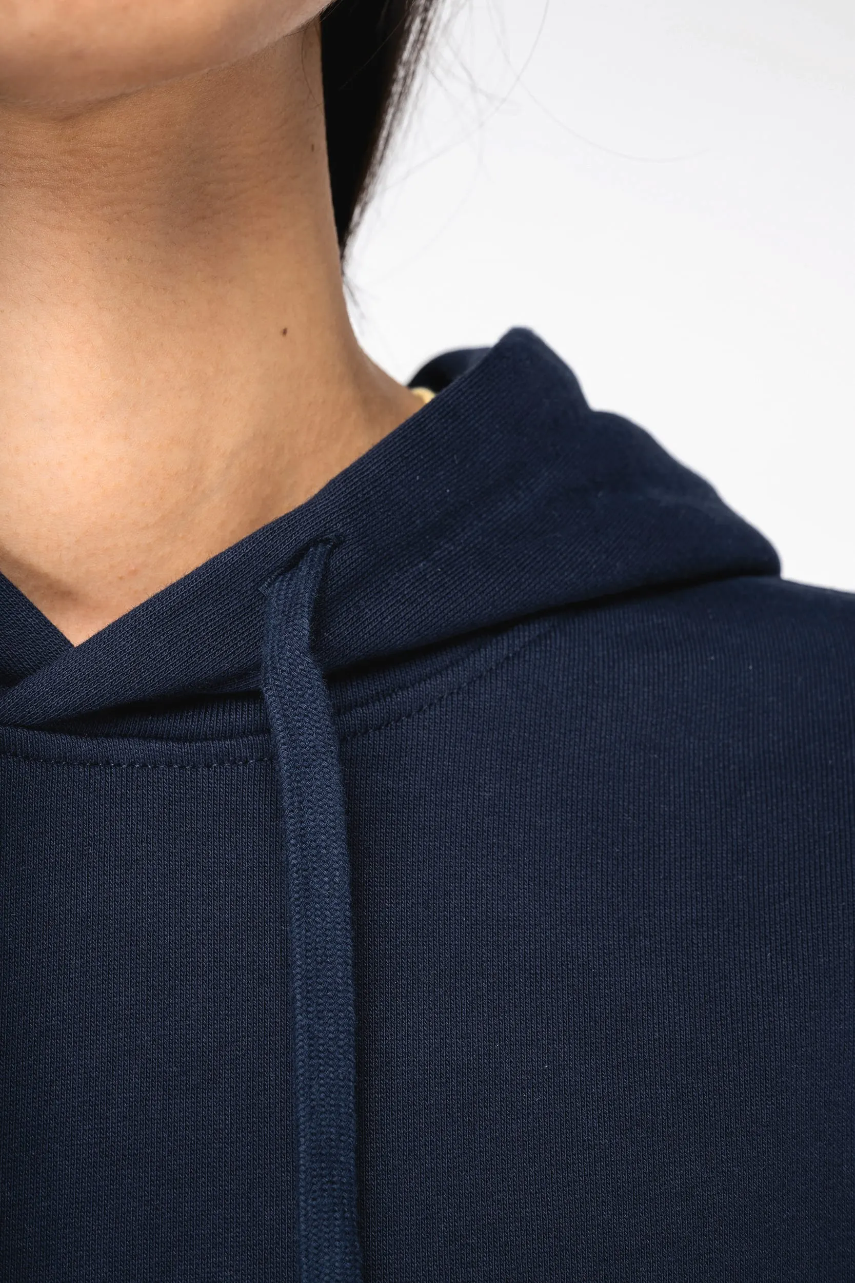 Sudadera ecorresponsable con capucha y hombros caídos French Terry unisex
