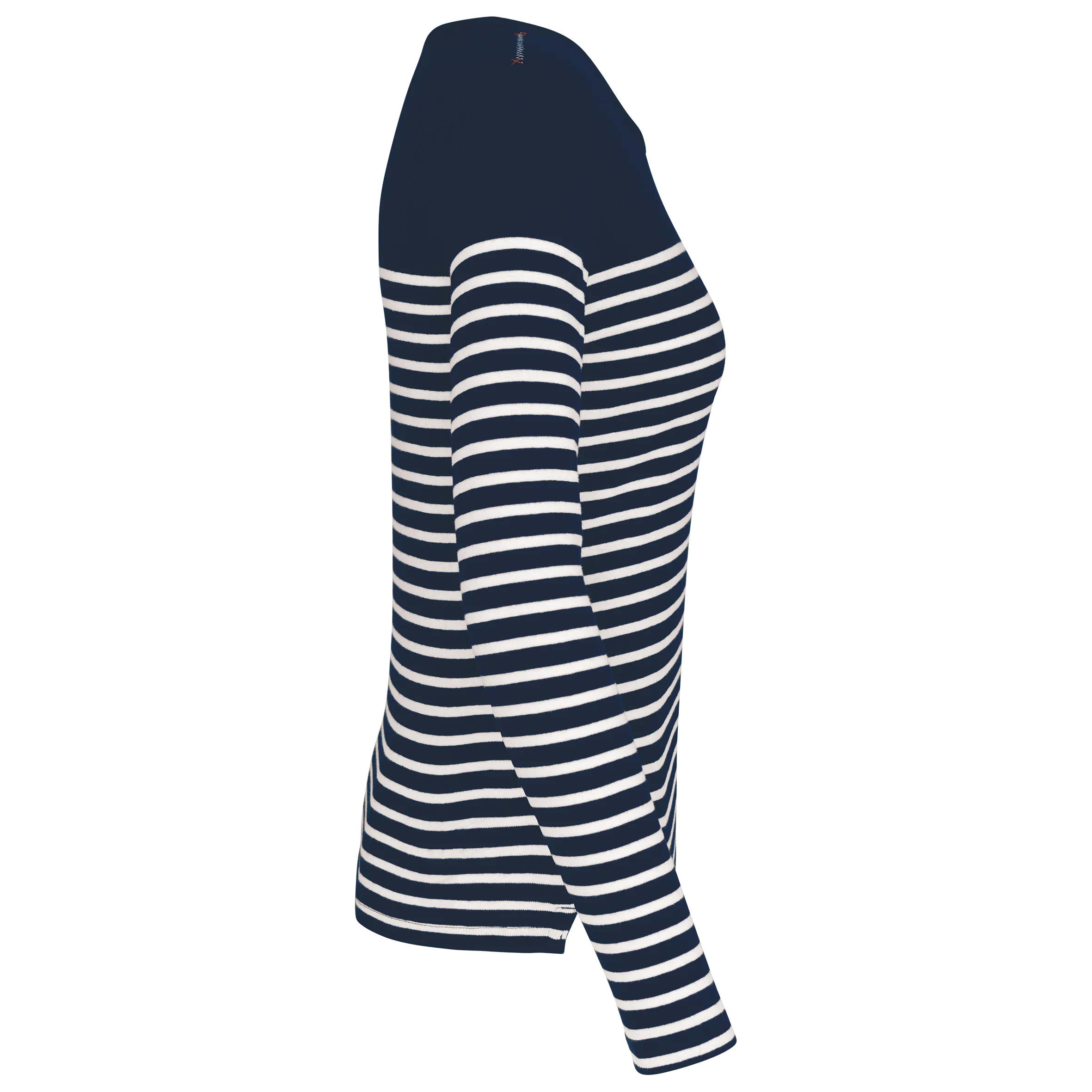 Camiseta marinera de manga larga de mujer