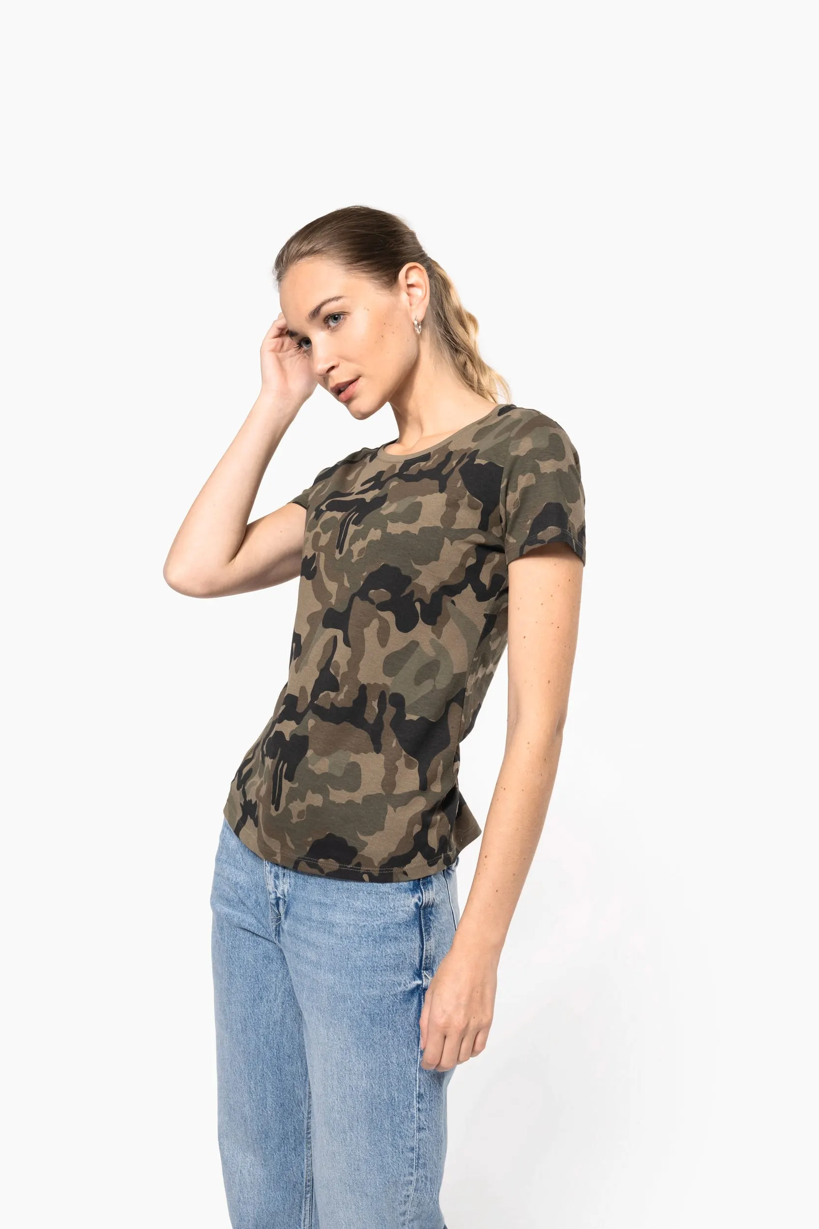 Camiseta camuflaje mujer