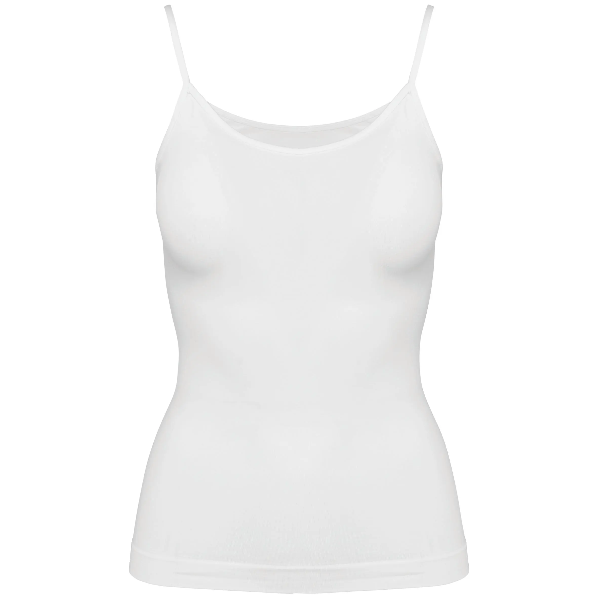 Camiseta de tirantes finos ecorresponsable sin costuras mujer