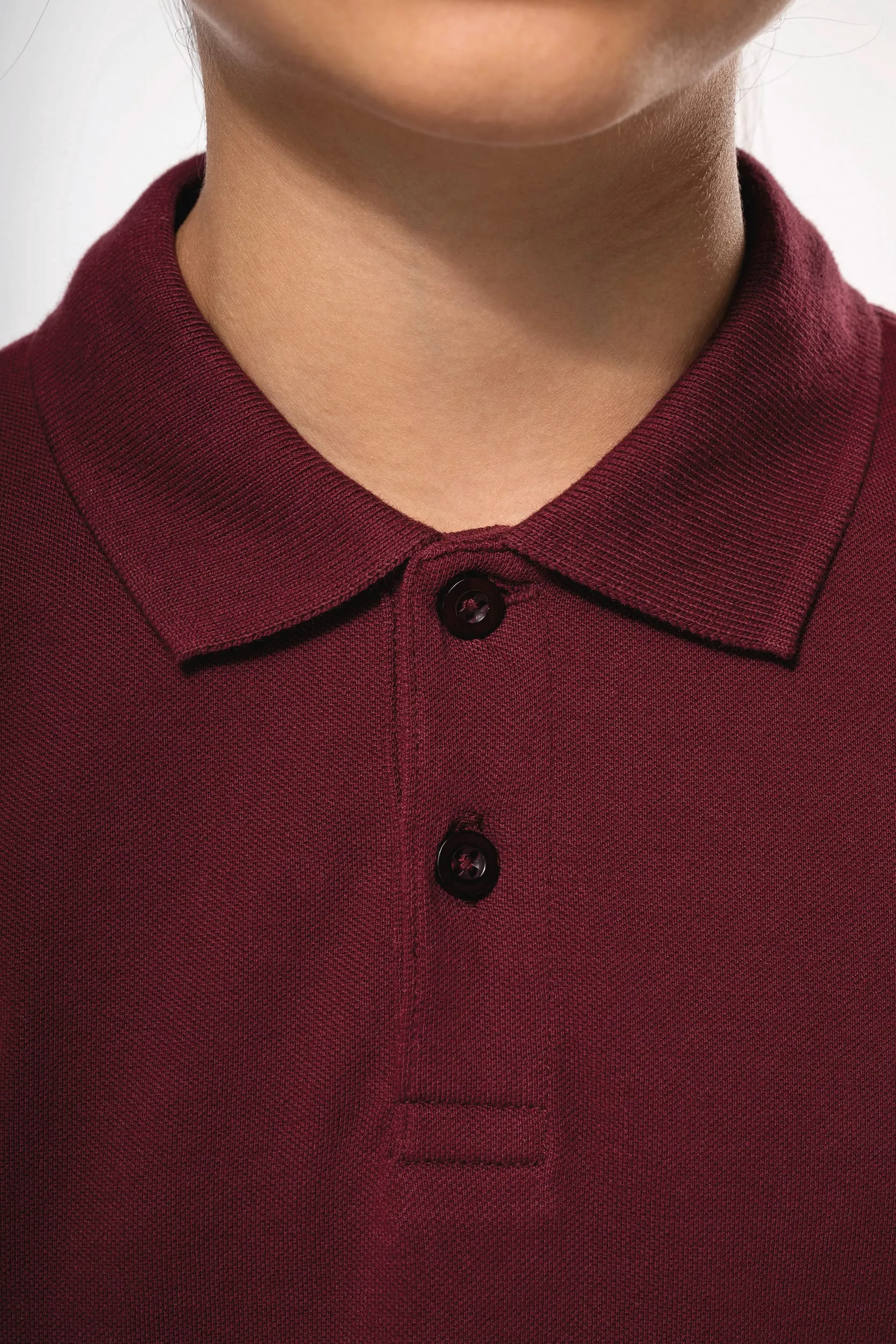 Polo manga larga infantil