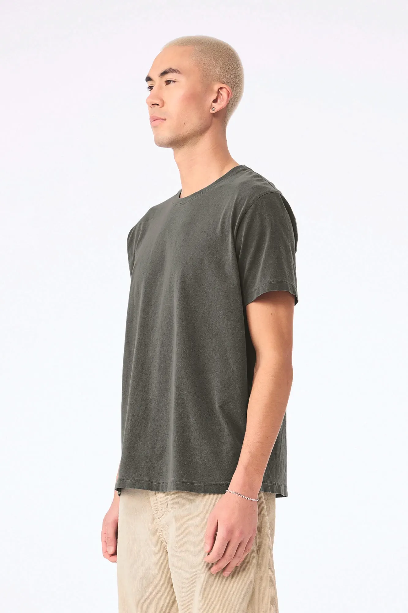 Camiseta de efecto lavado gruesa unisex