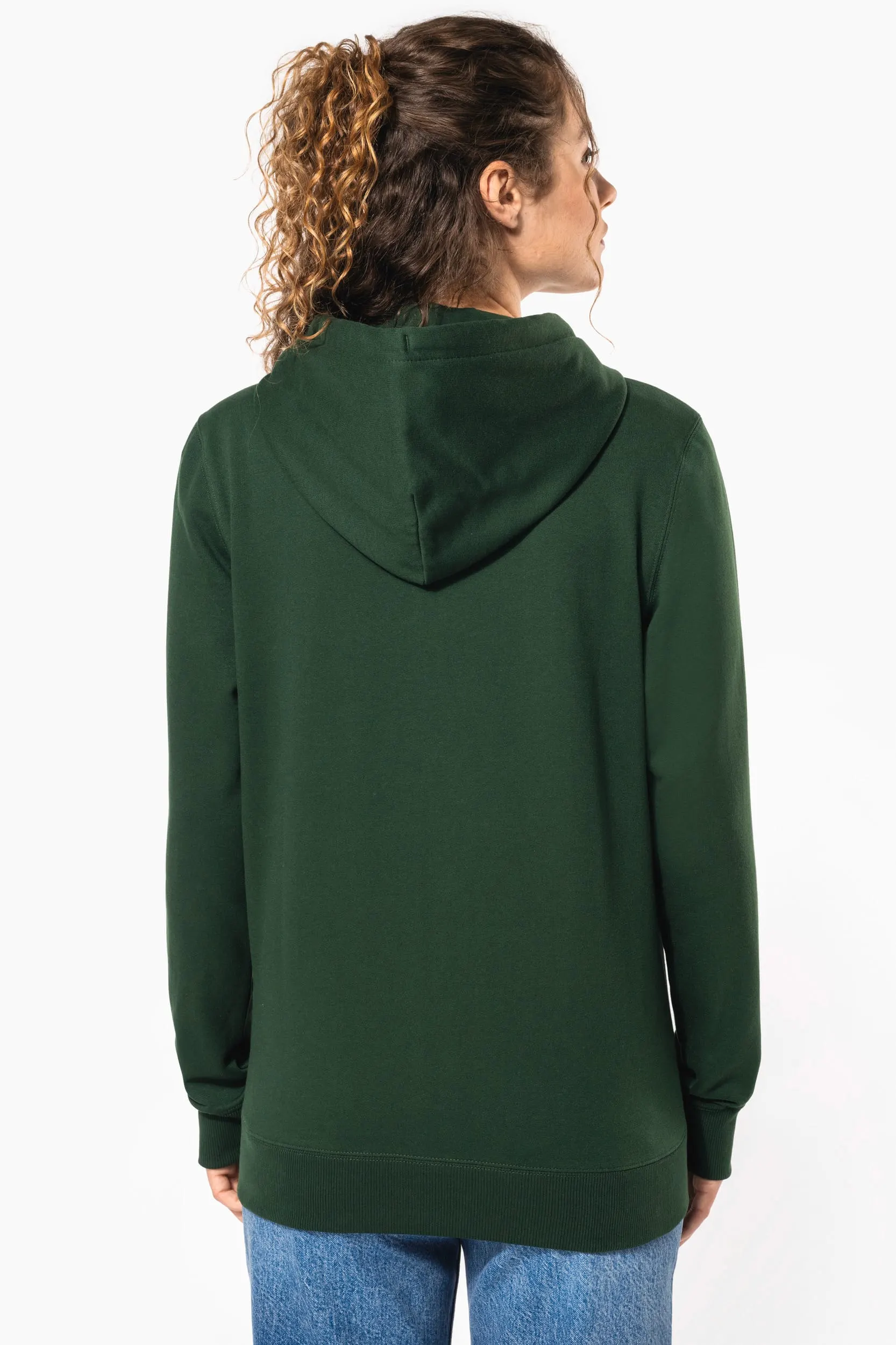 Sudadera con capucha y cremallera reciclada unisex