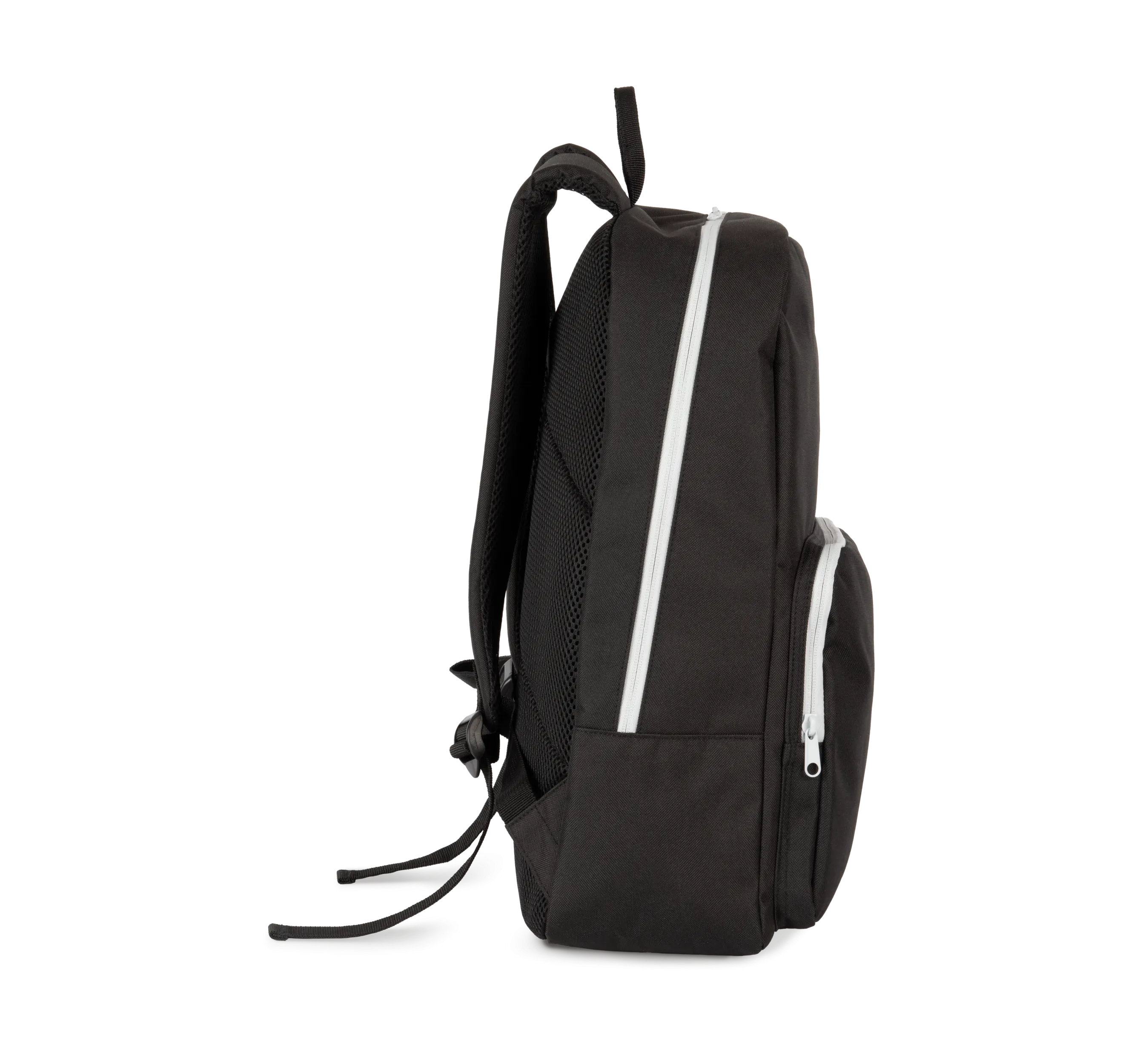 Mochila con cierres rápidos a contraste