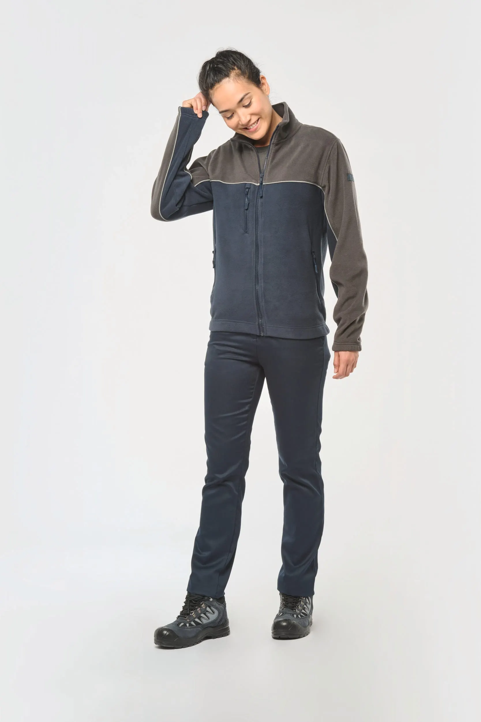 Chaqueta micropolar bicolor ecorresponsable - Unisex