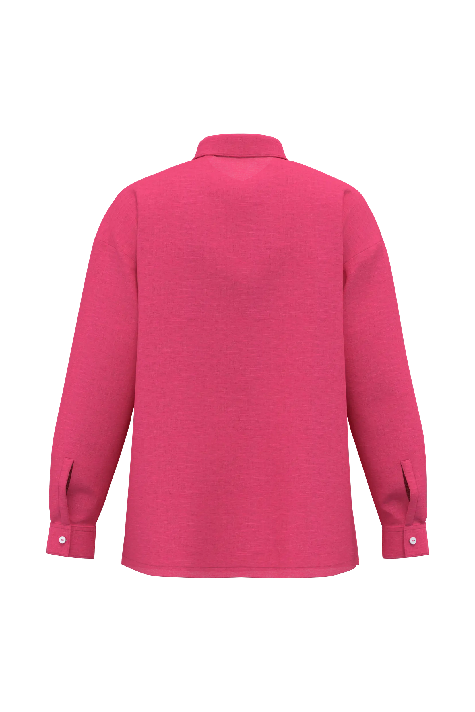 Camisa de lino oversize mujer