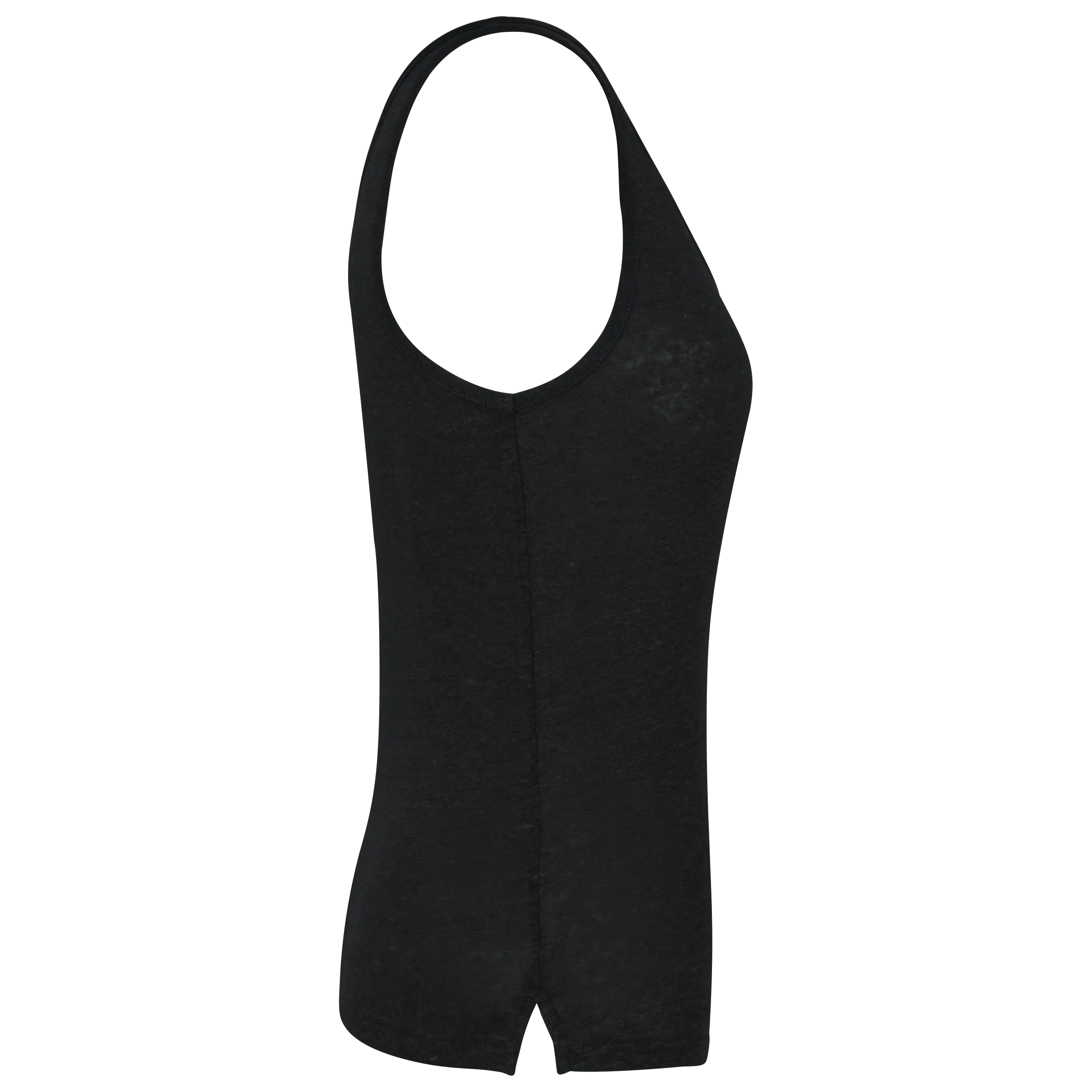 Camiseta de tirantes de lino mujer