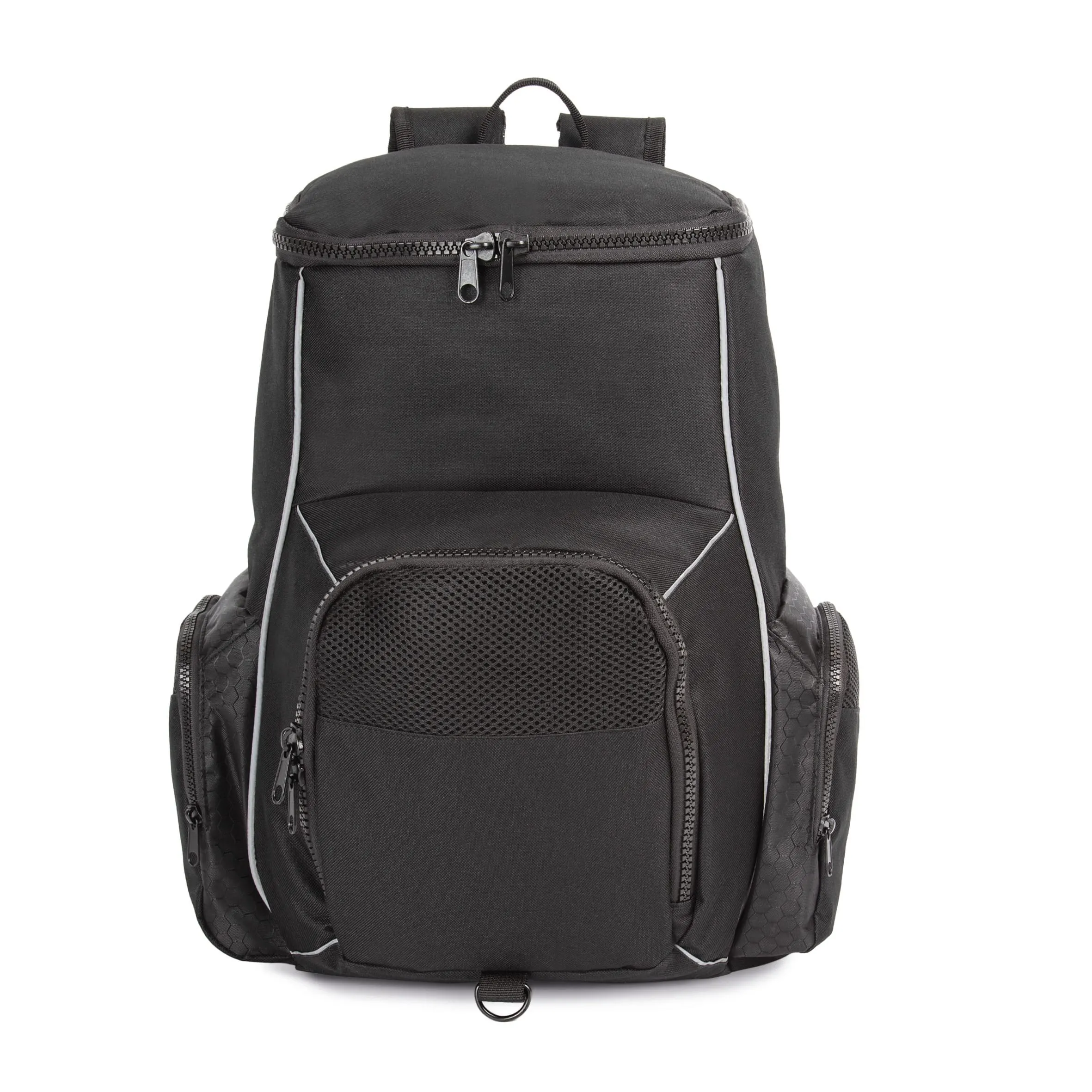 Mochila de deporte con portaobjetos confeccionada en material reciclado
