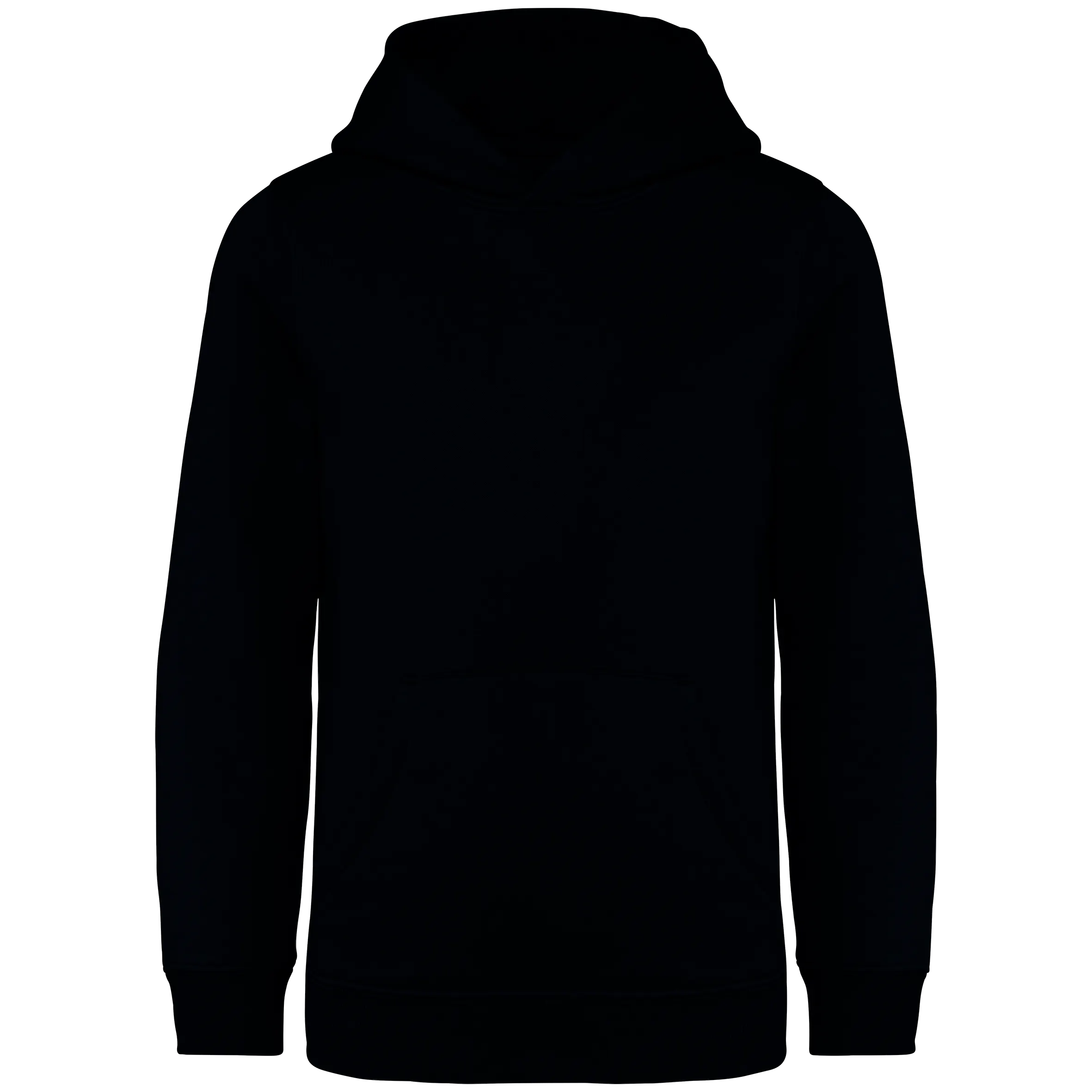 Sudadera  ecorresponsable con capucha infantil