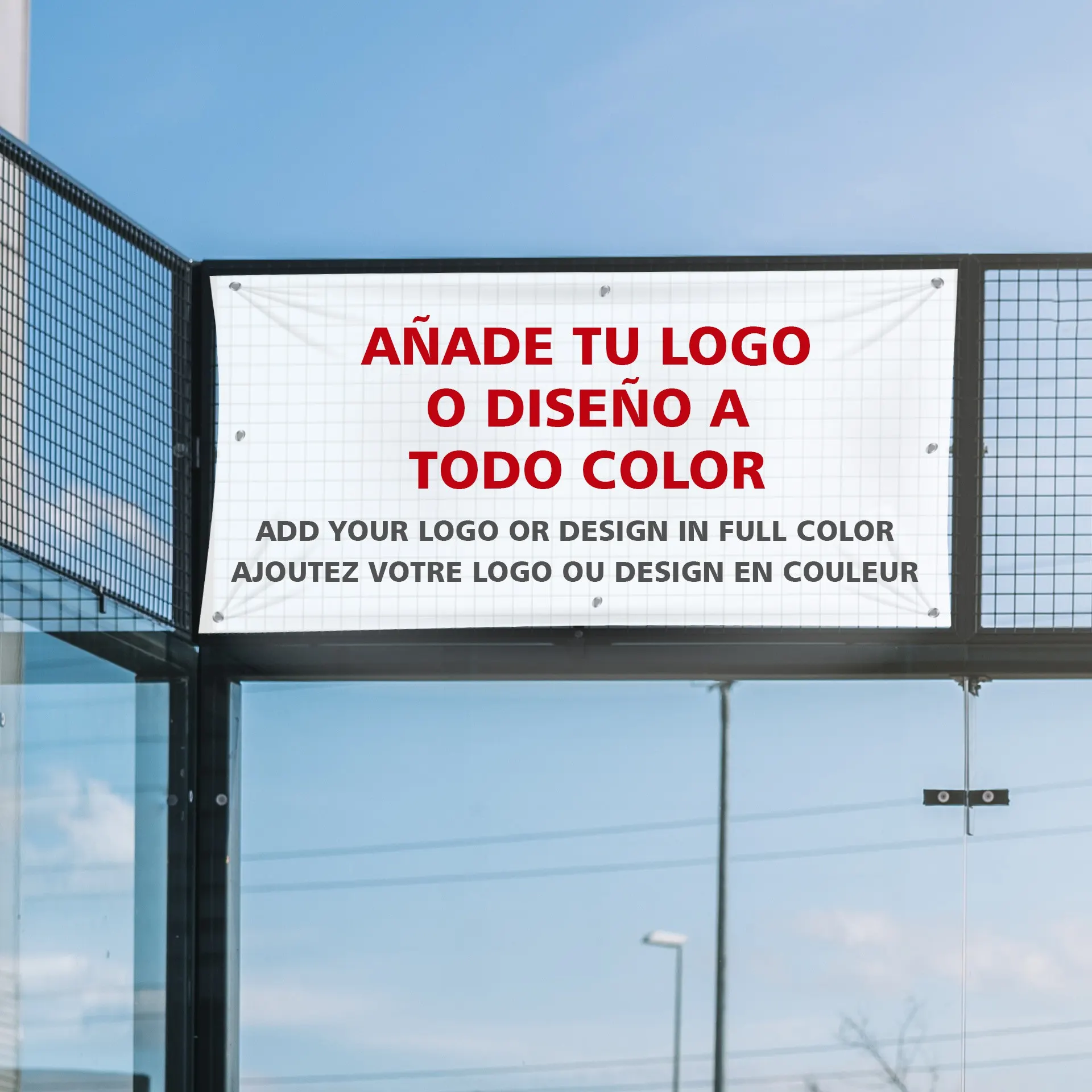 LONA TEXTIL CON TU MARCA