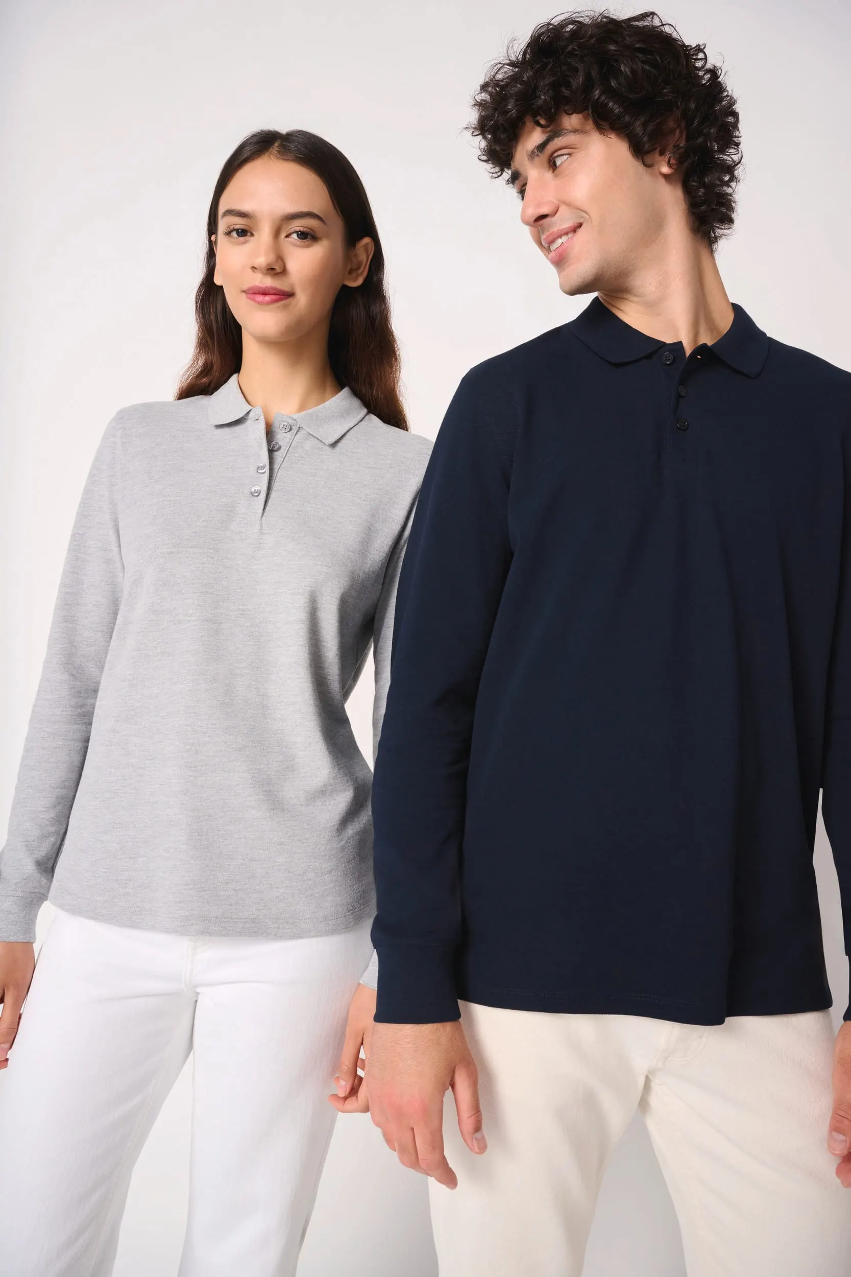 Polo punto piqué LSL hombre