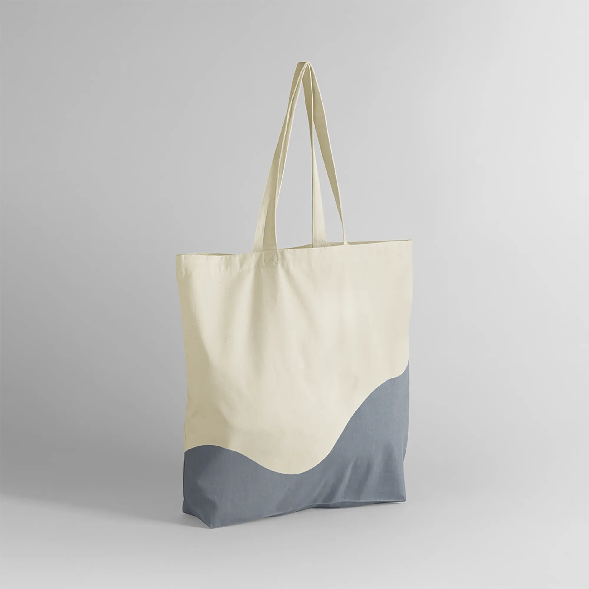 Bolsa multiusos orgánica con estampado de espirales