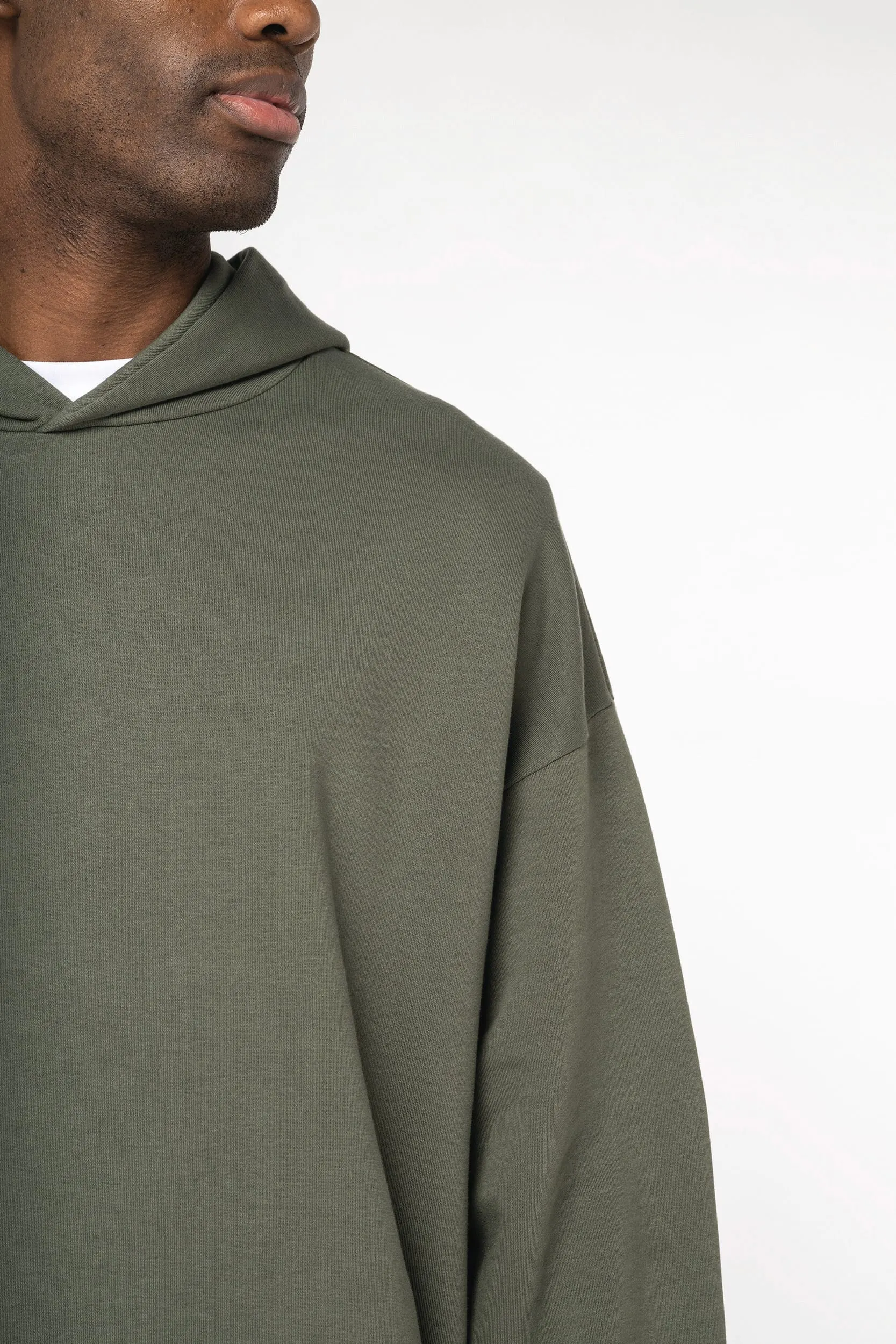 Sudadera ecorresponsable con capucha oversize unisex