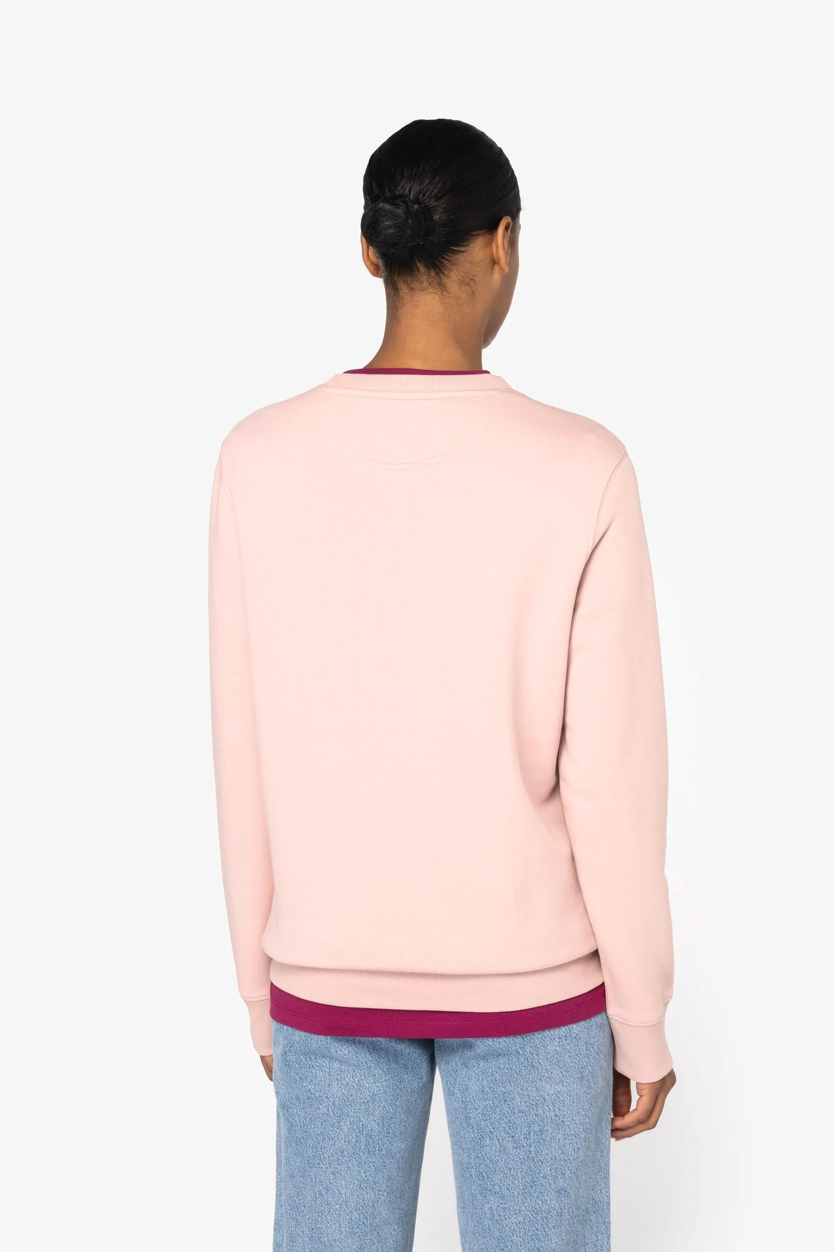 Sudadera  ecorresponsable de cuello redondo unisex