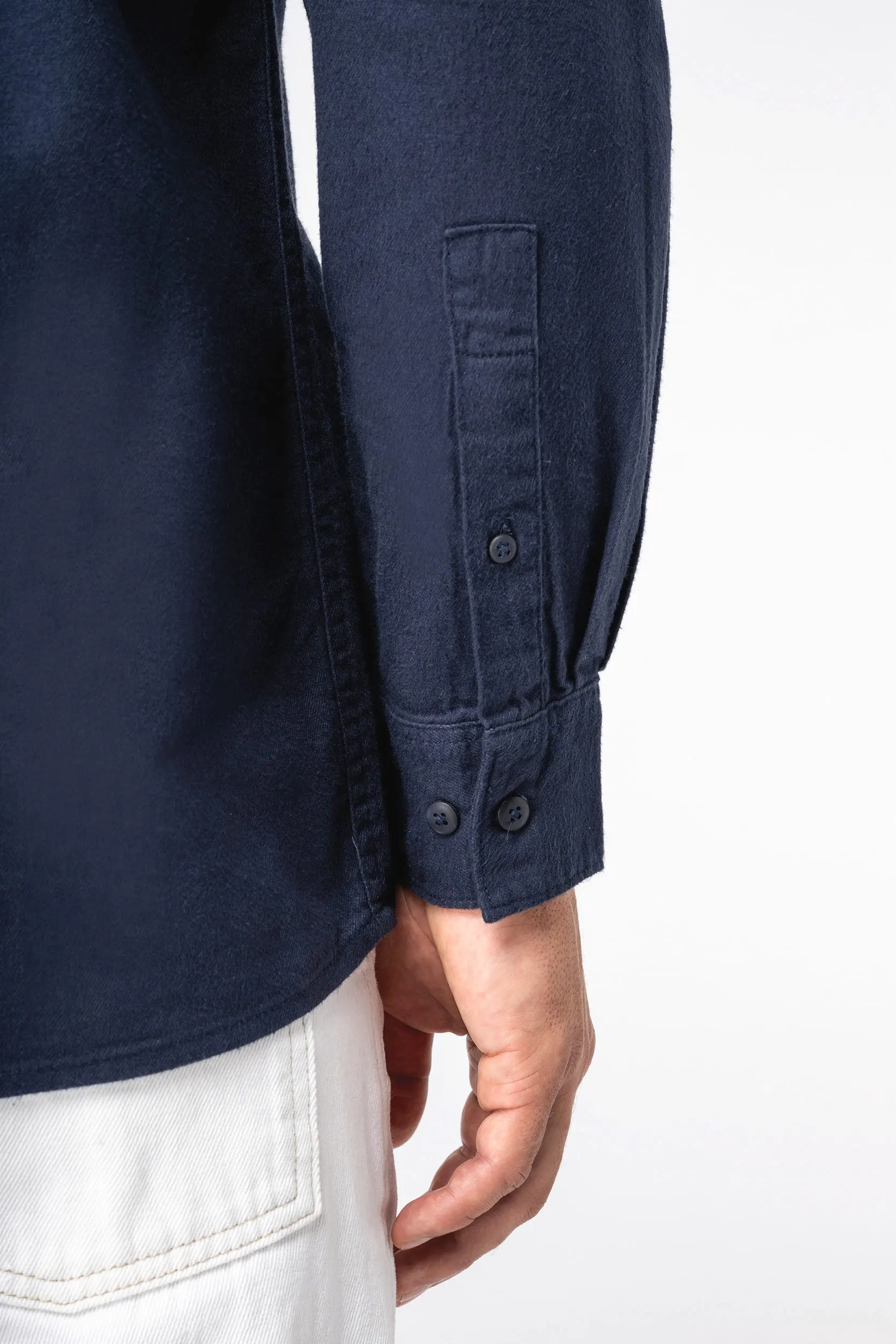 Camisa ecorresponsable de franela hombre