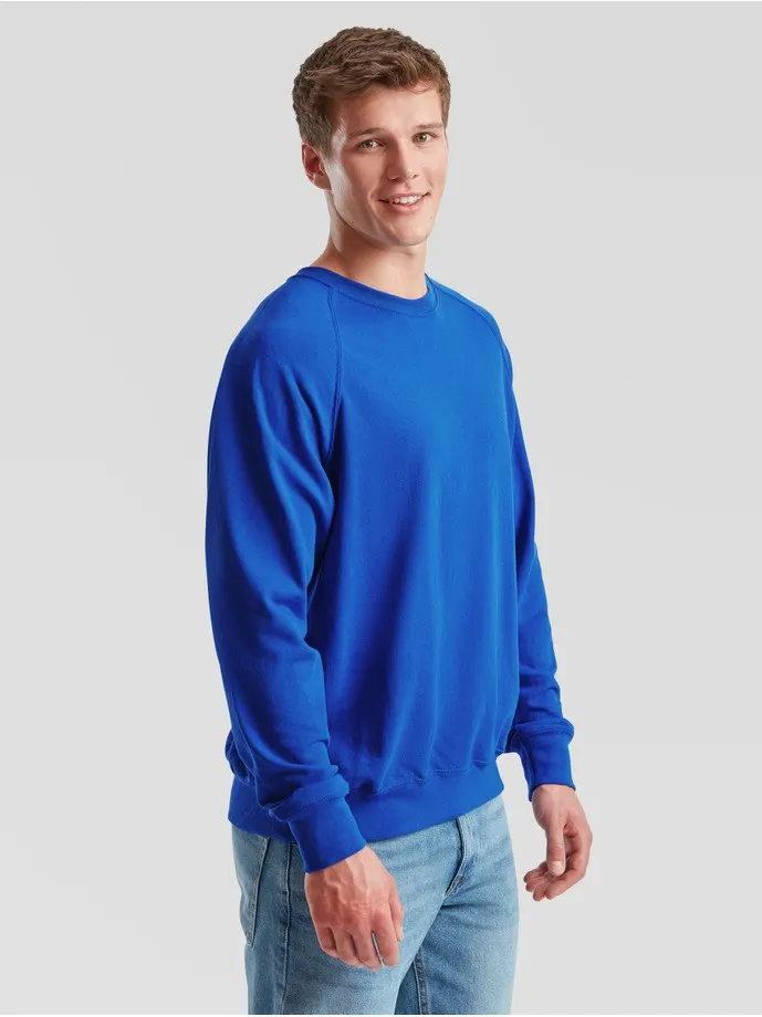 SUDADERA FRUIT OF THE LOOM LIGHTWEIGHT RAGLAN SWEAT